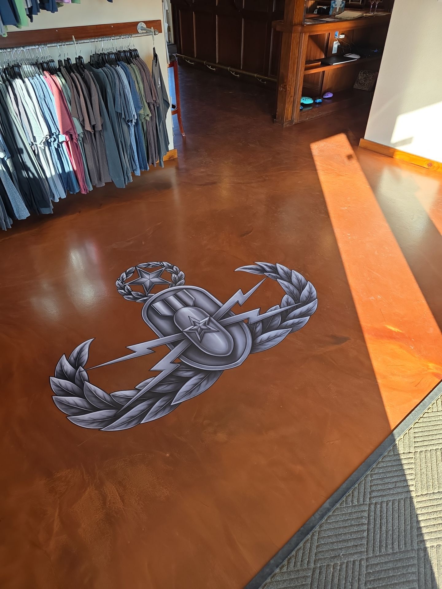 Custom Metallic Epoxy Floor Installation for San Miguel Winery by MGP Coatings