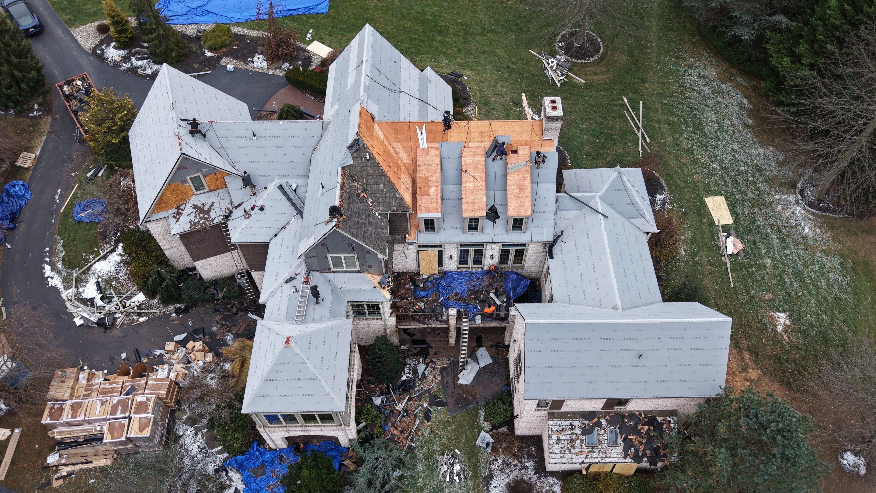 Tesla Solar Roof + Powerwall 3 Installation | York, PA by American Home Contractors