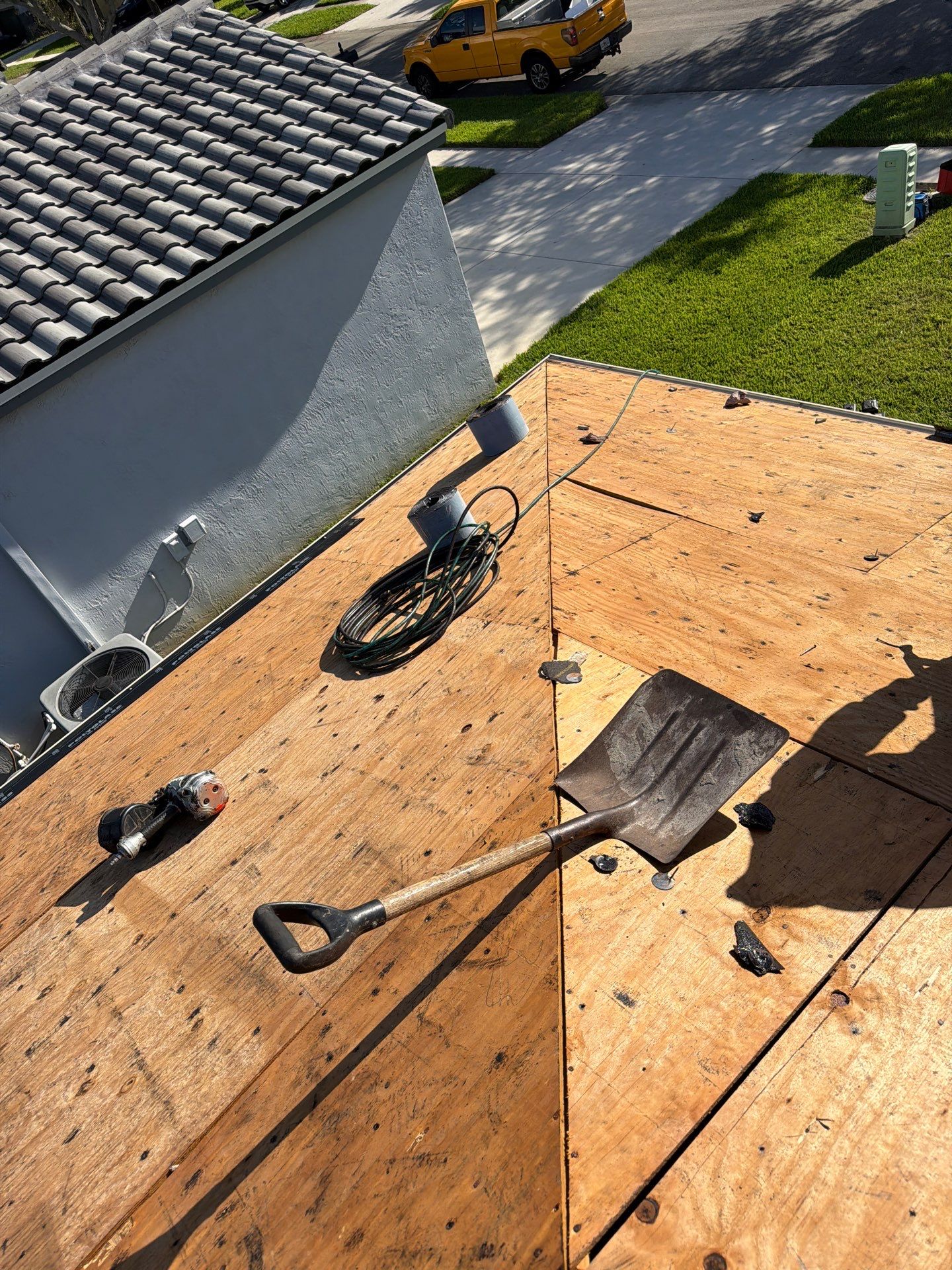 Residential Concrete Tile Roof Replacement and Deck Repair in Miramar by Aastro Roofing
