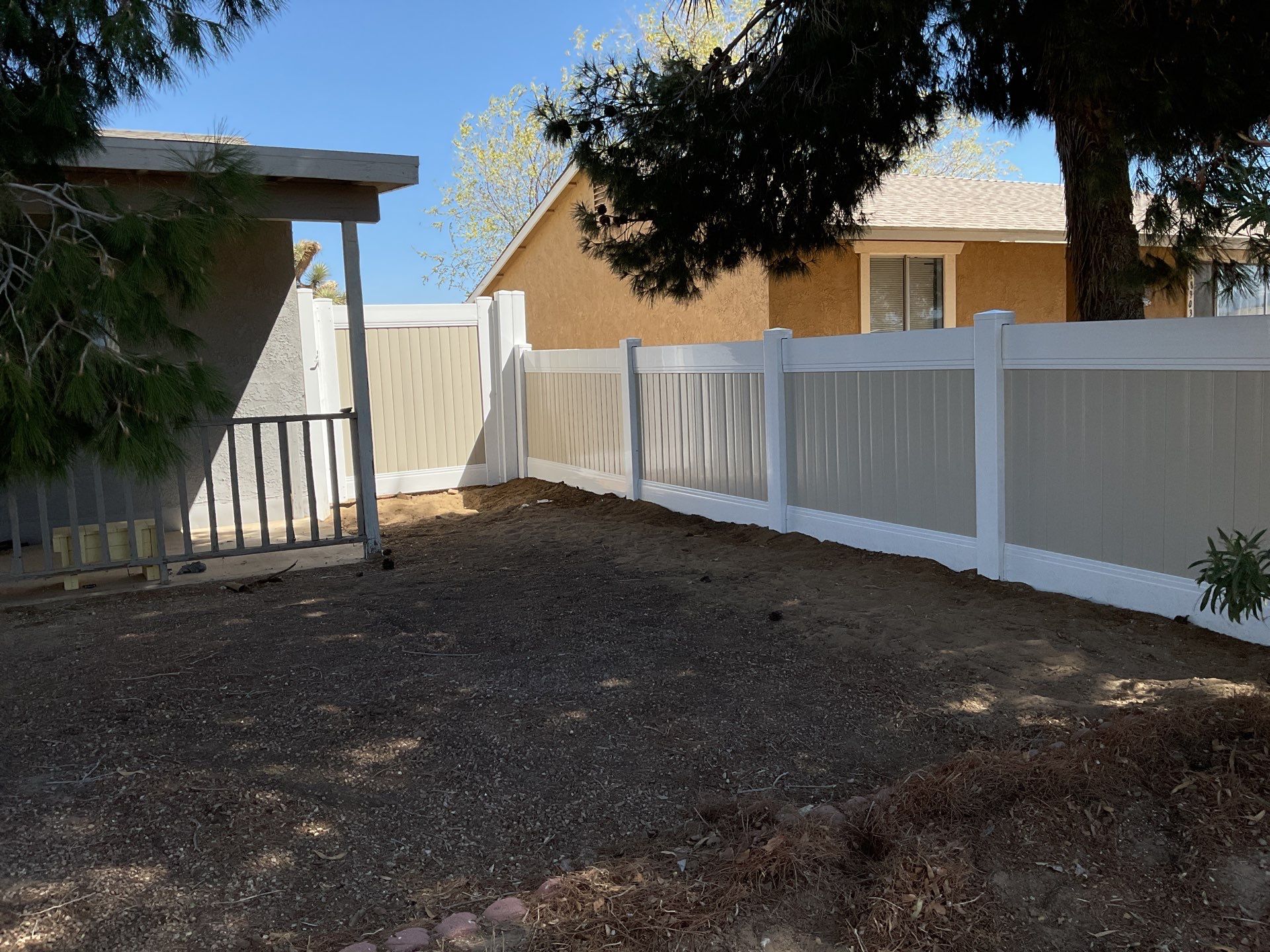 Fence Installation using Vinyl by Fence Guys Inc.