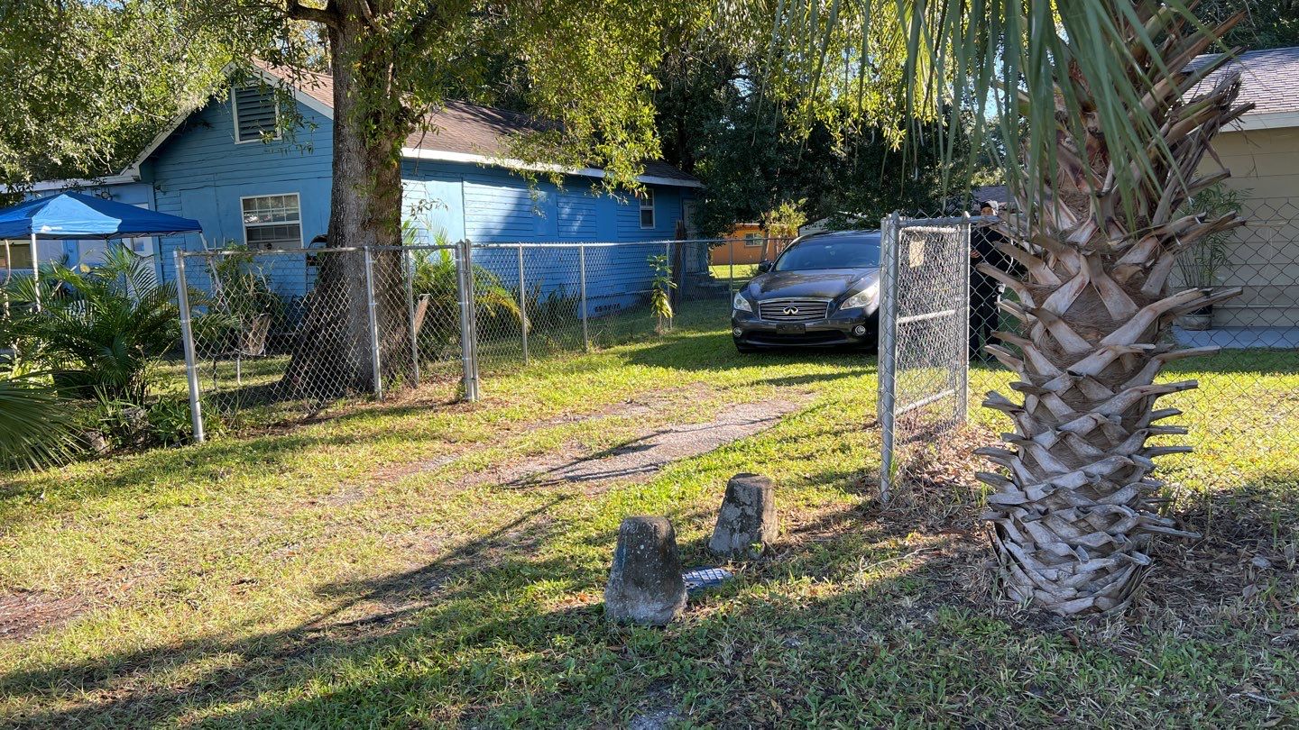 Palmetto, FL Galvanized Chain-link Fence with Lift Master Gate Operator  by Asap fence and gates, LLC