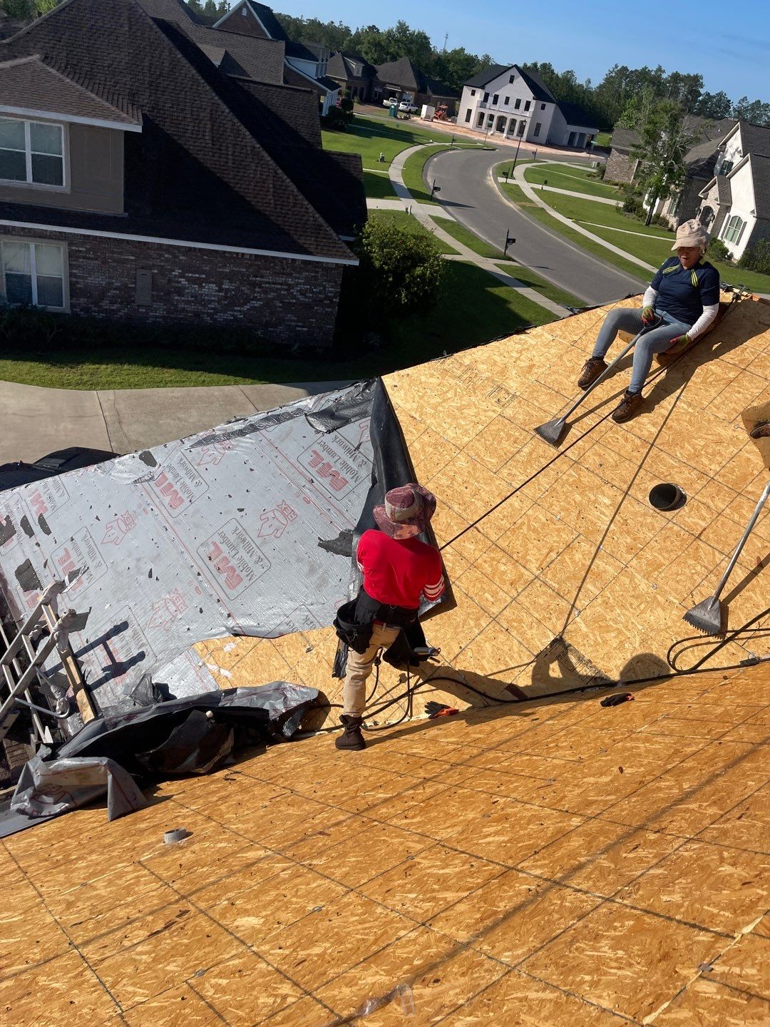 Residential Roofing Installation using Roof Replacement by American Roofing & Construction LLC
