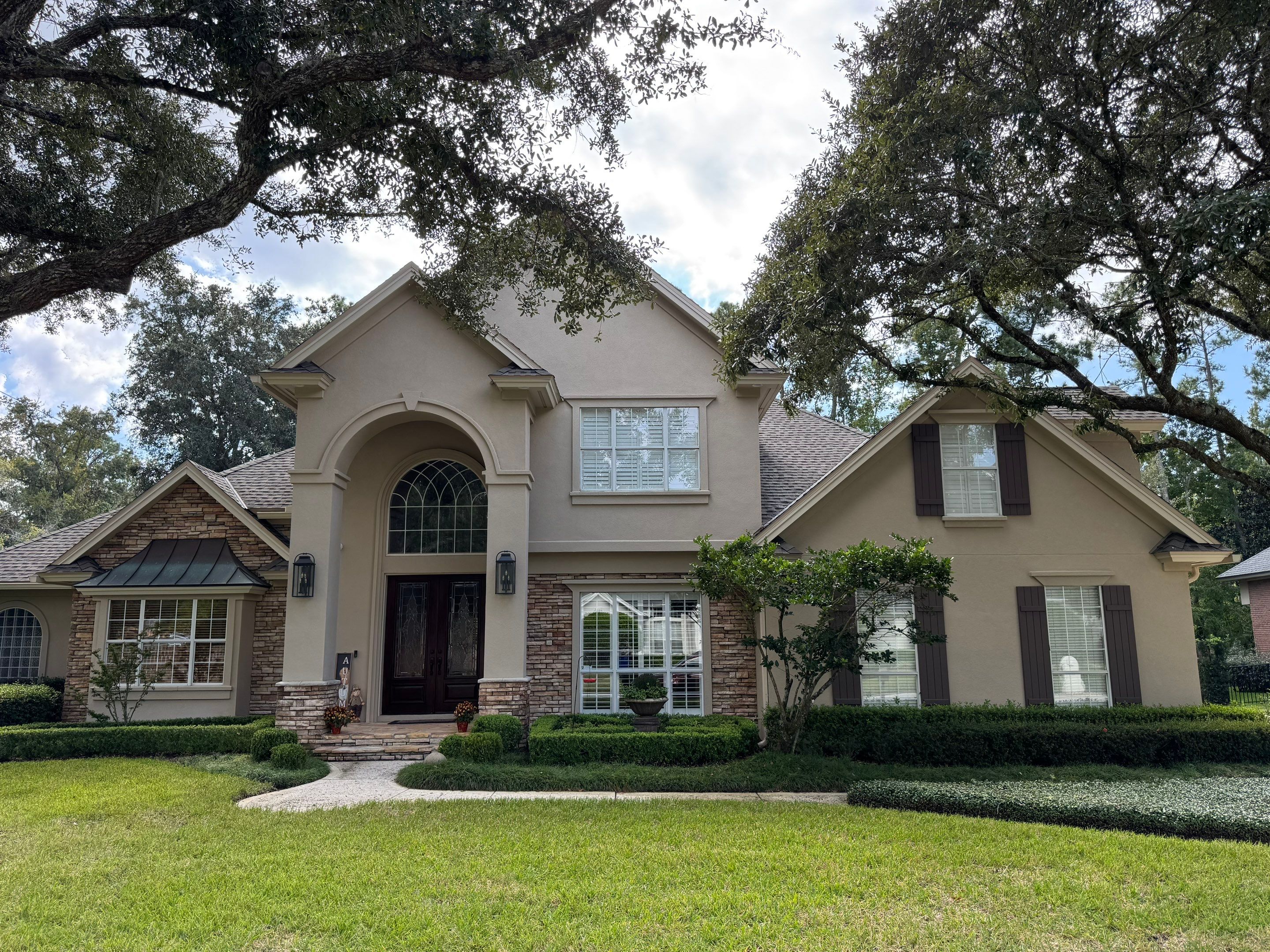 Mandarin, Jacksonville FL 32223 - Synthetic Stucco Exterior Painting & Wood Door Refinishing by A New Leaf Painting, LLC
