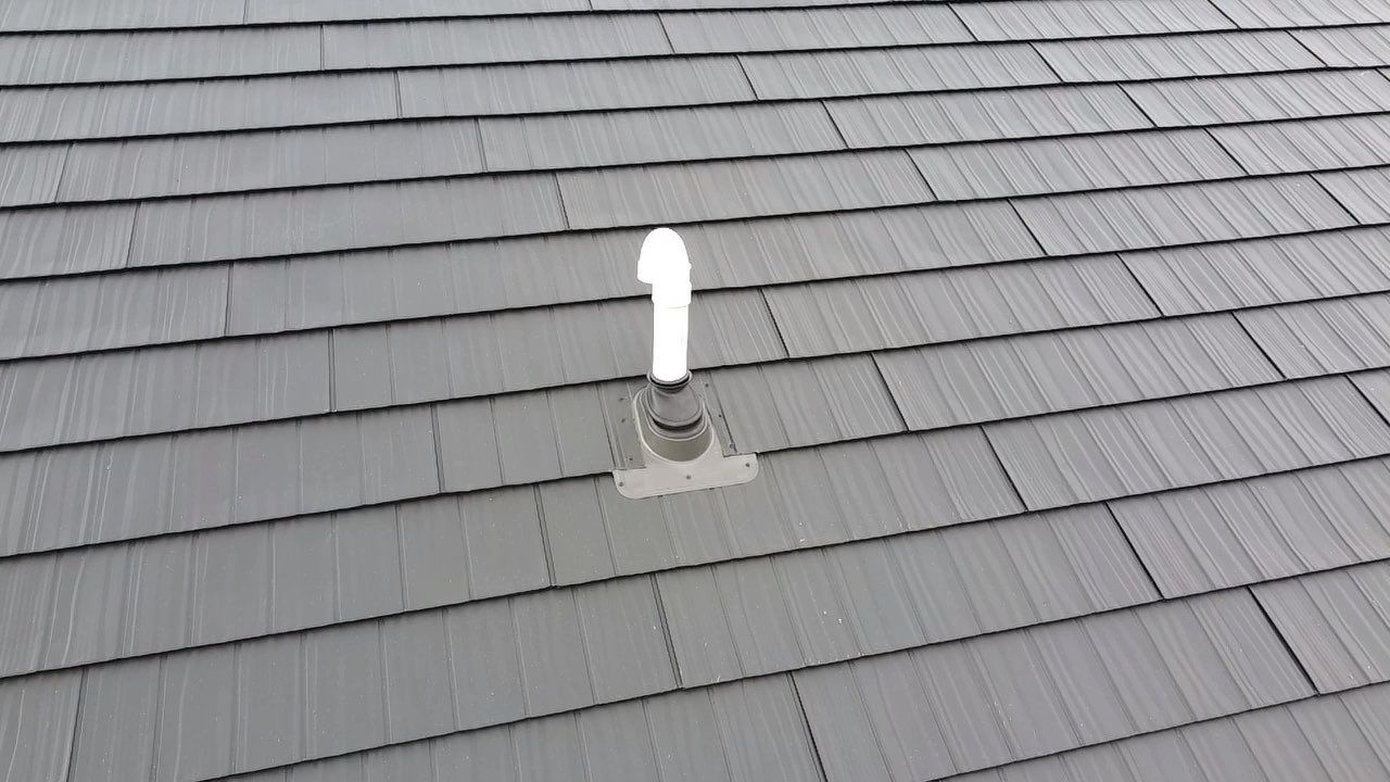 Rural Noblesville Indiana Metal Shake Roof Installation – Black Frost by 4Ever Metal Roofing