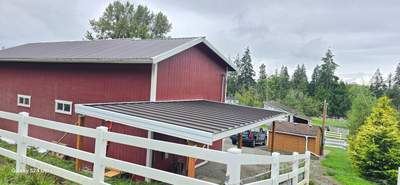Carport on the Barn