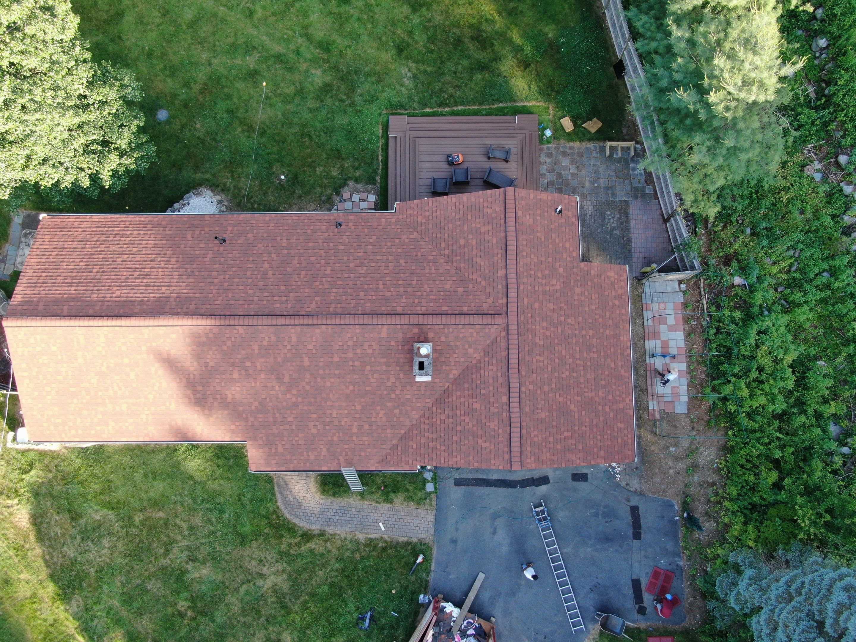Roof Replacement with Gutter Guards – Westford, MA by Mighty Dog Roofing of Greater Middlesex County