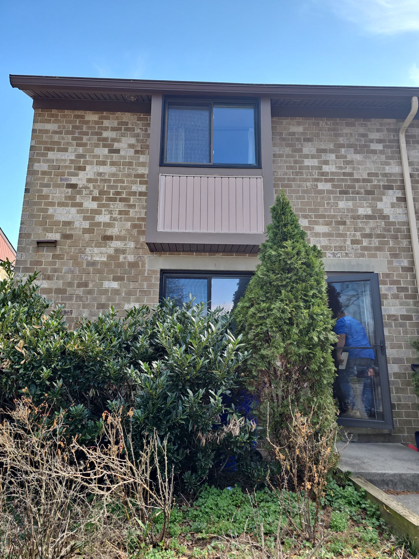 Bronze exterior Provia Sliding windows by Window Depot of Annapolis