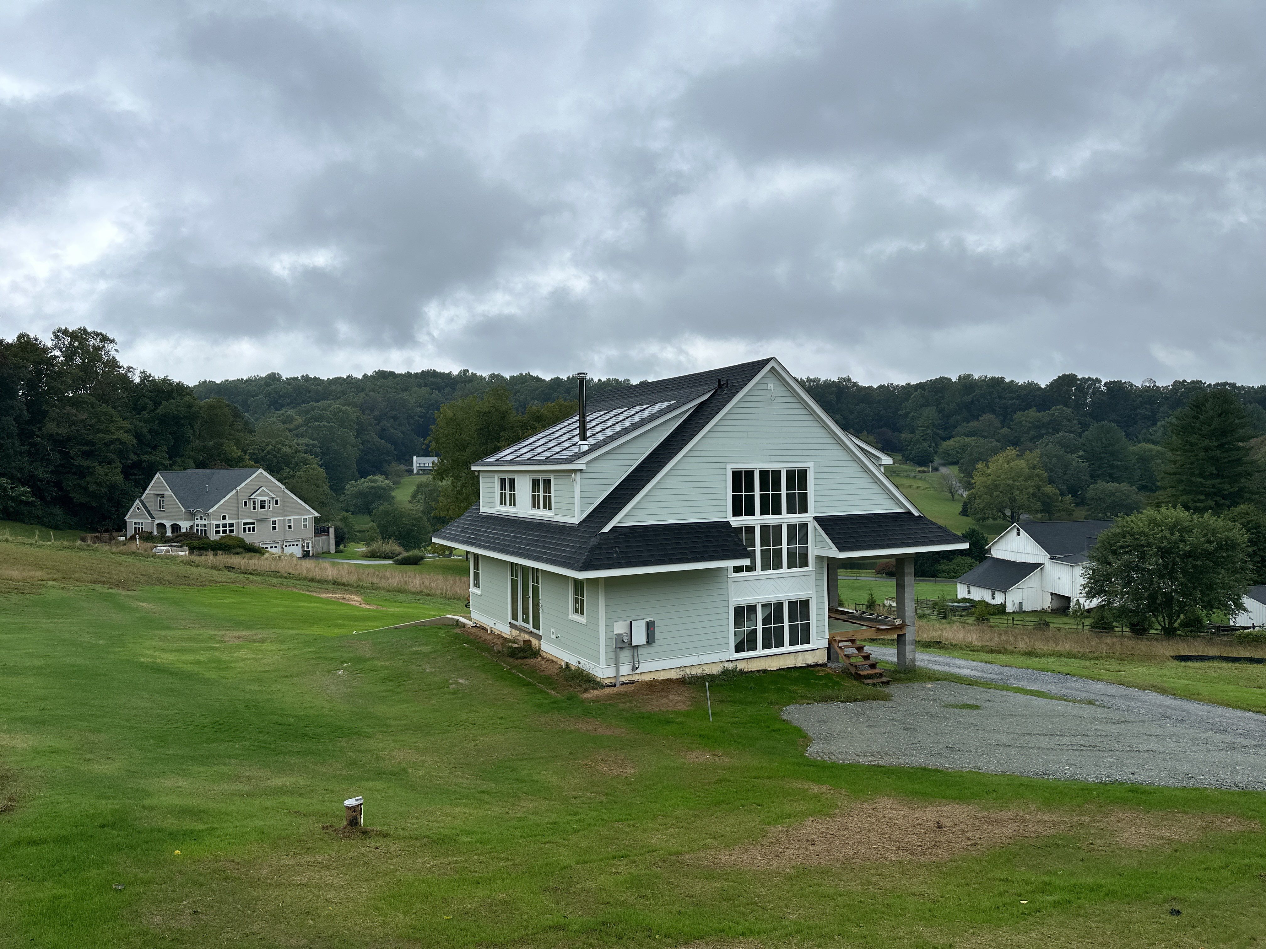 GAF Timberline Solar on New Construction by American Home Contractors