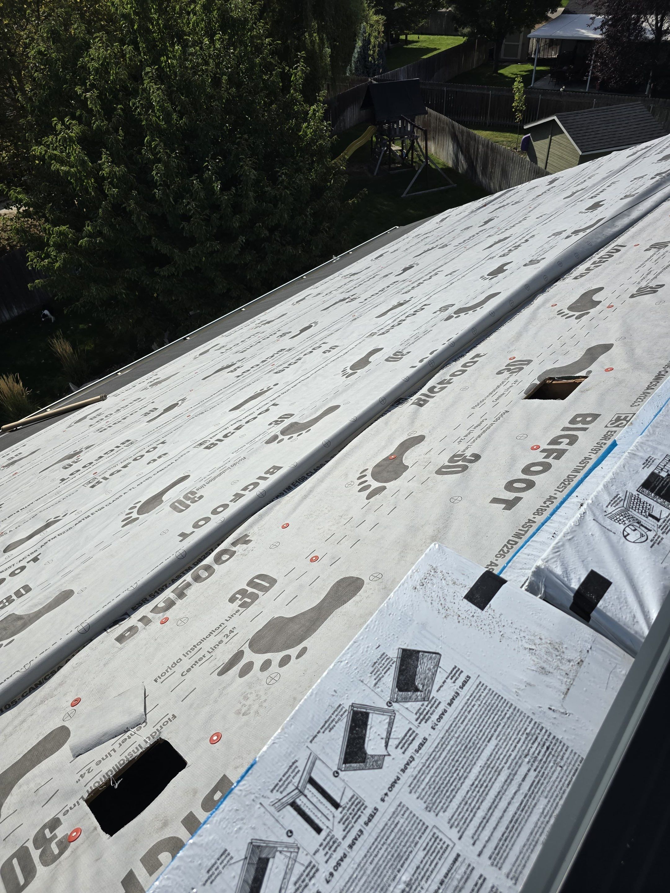 Residential Roof Replacement and Attic Structural Repair in Eagle by Olive Roofing