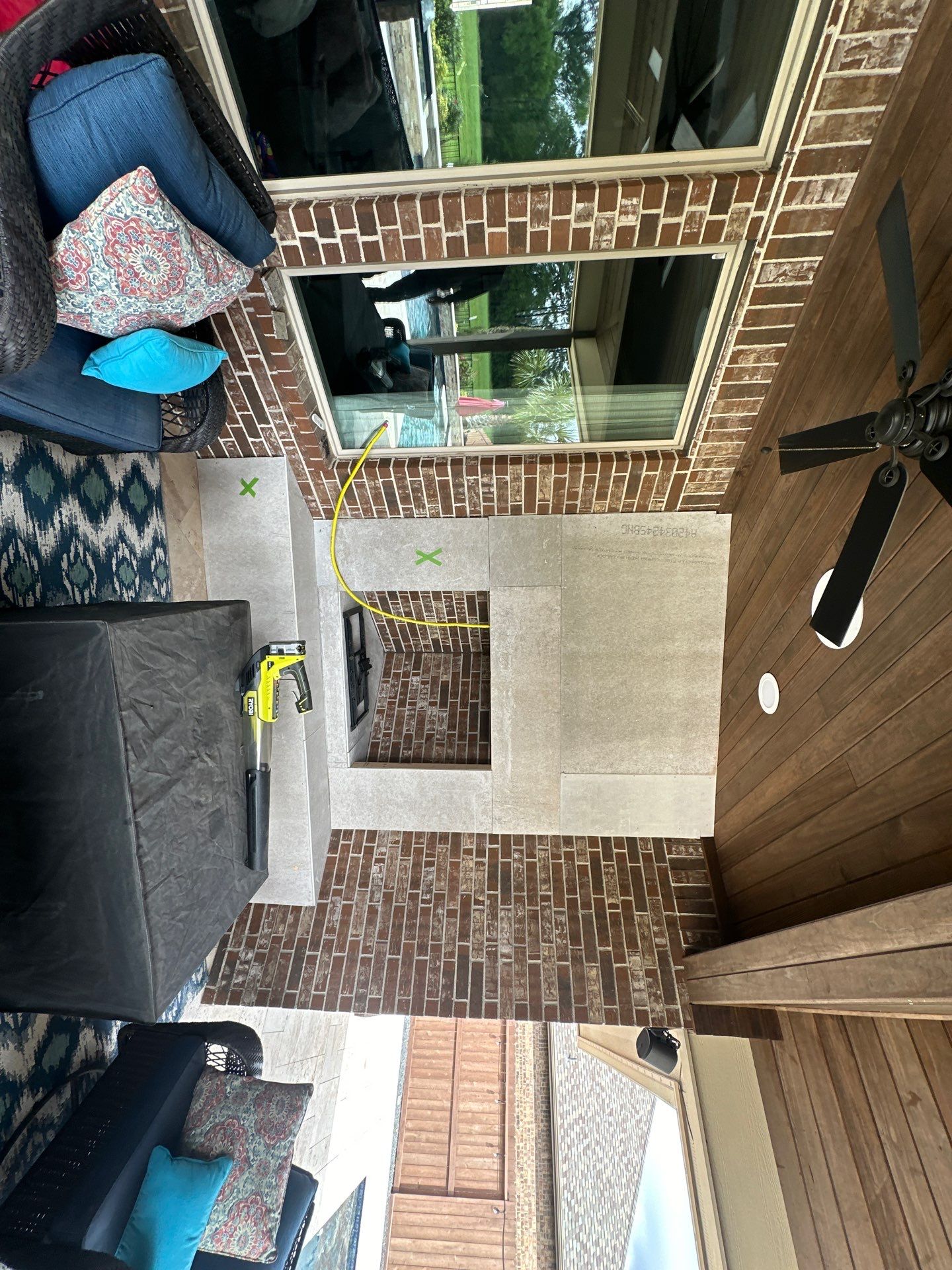 Kitchen Remodel and Outdoor Fireplace in Tomball, TX by SophAlx LLC