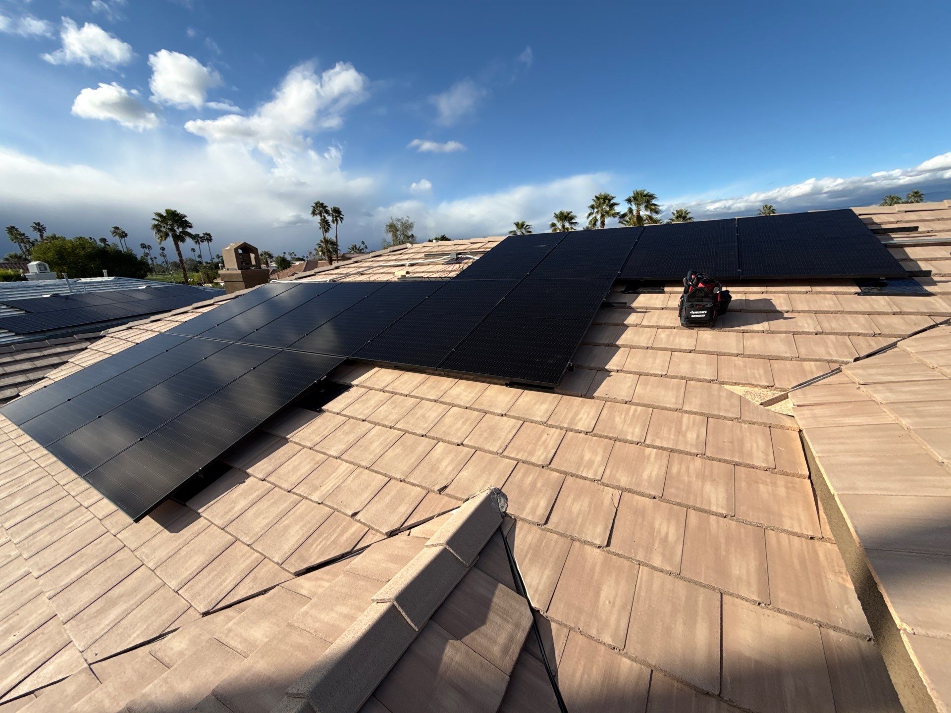 Project in Palm Desert, CA by Goat Solar Inc. 
