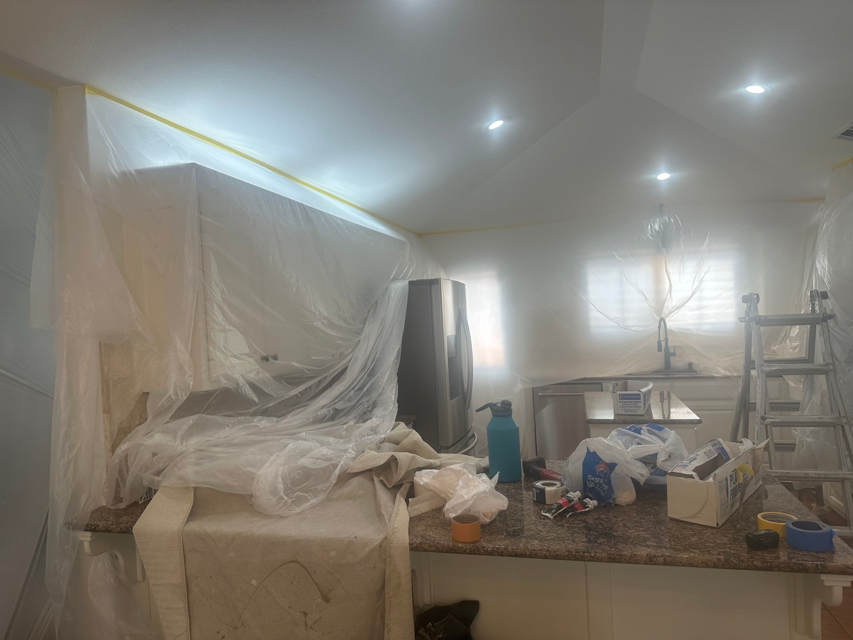 Interior Kitchen Painting & Drywall Texturing – Longview, Texas by Quality Coats Painting