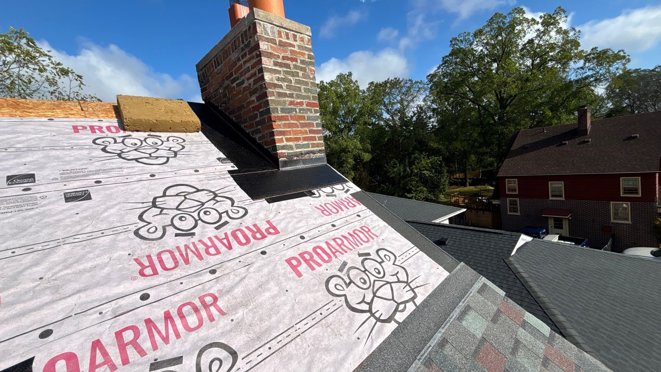 Roof Replacement using Owens Corning Colonial Slate by 180 Contractors