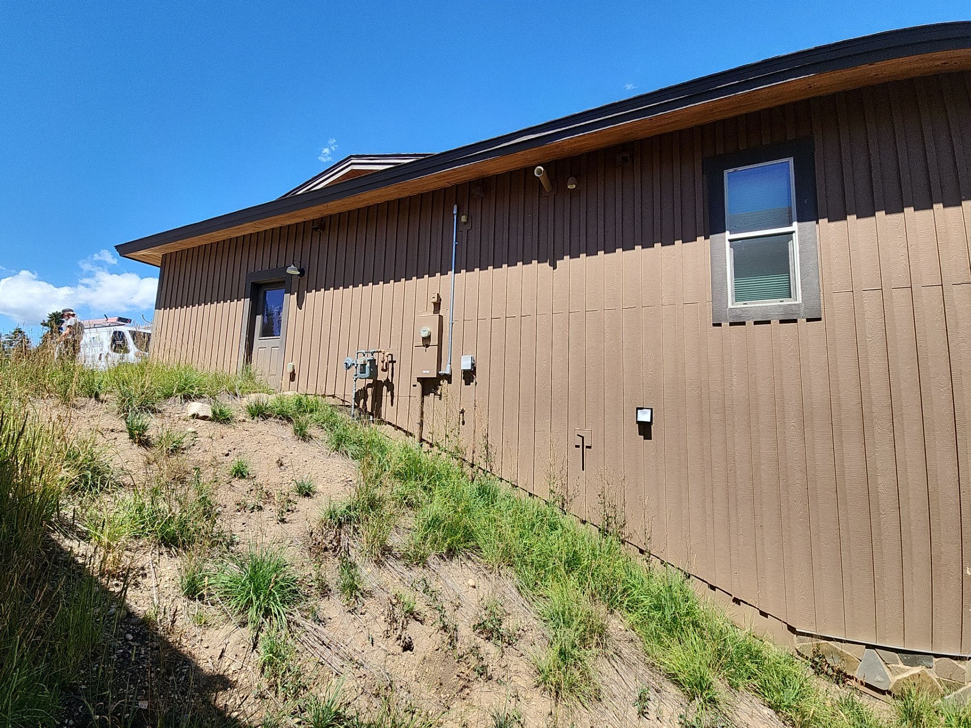Exterior Painting Using Stain by Wheatley Creek Services