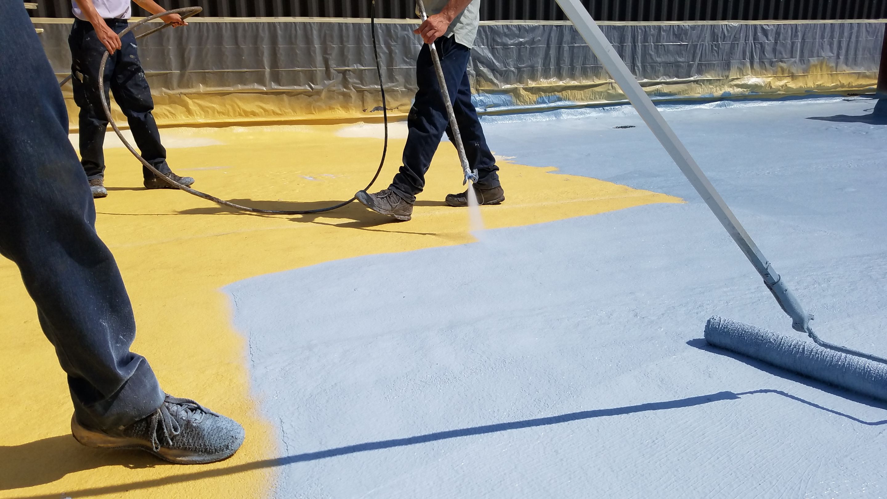 Spray Foam Roof System by Gold Star Roofing LLC 