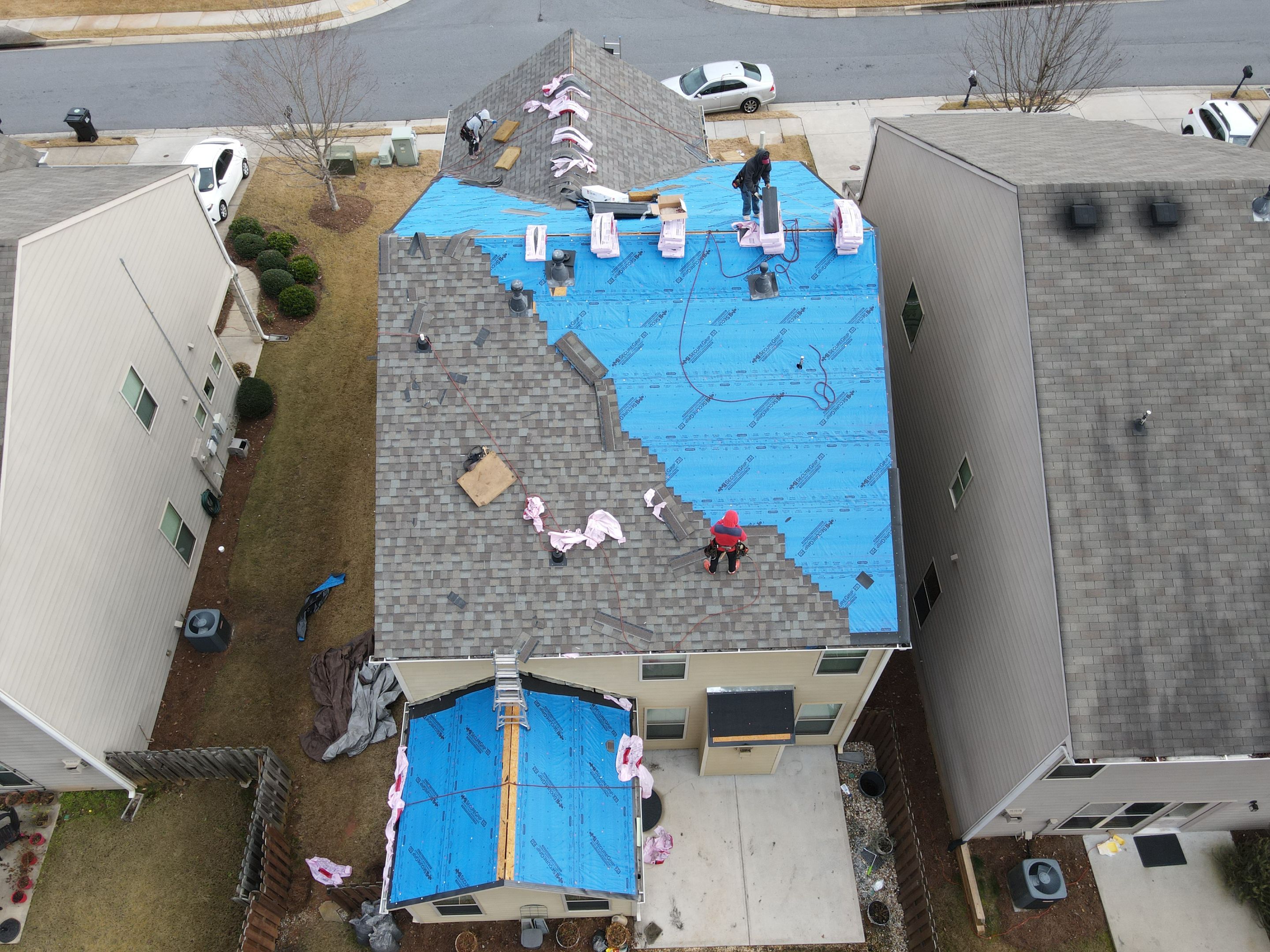 Residential Roofing Installation using Owens Corning by Inspector Roofing and Restoration