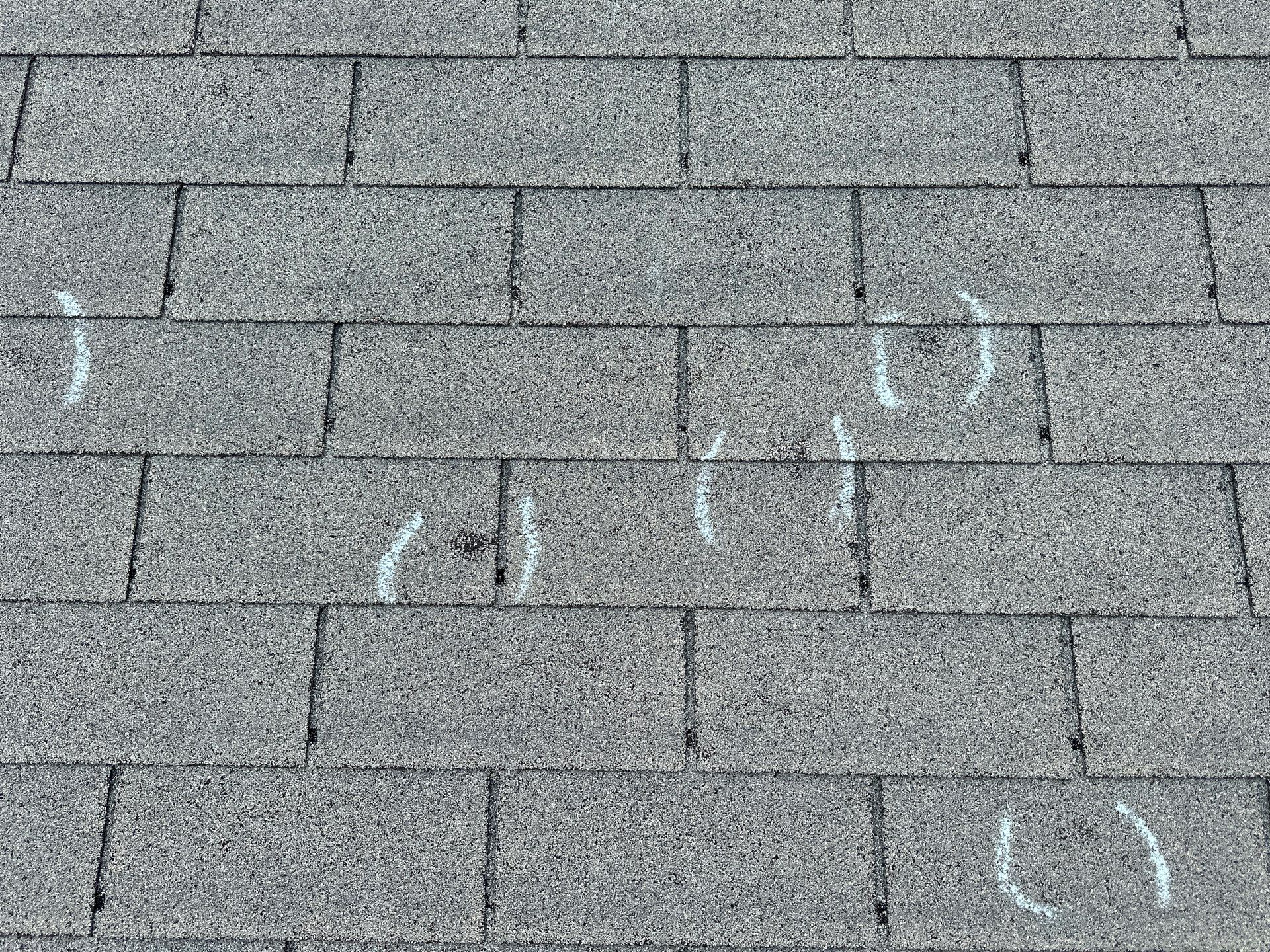 Solid Hail Damage - 3 Tab by Paragon Roofing