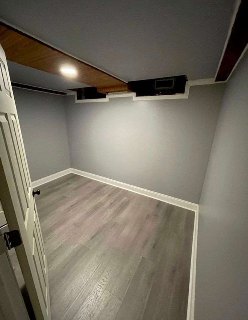 Full Basement Finishing by Greenspring Construction Services