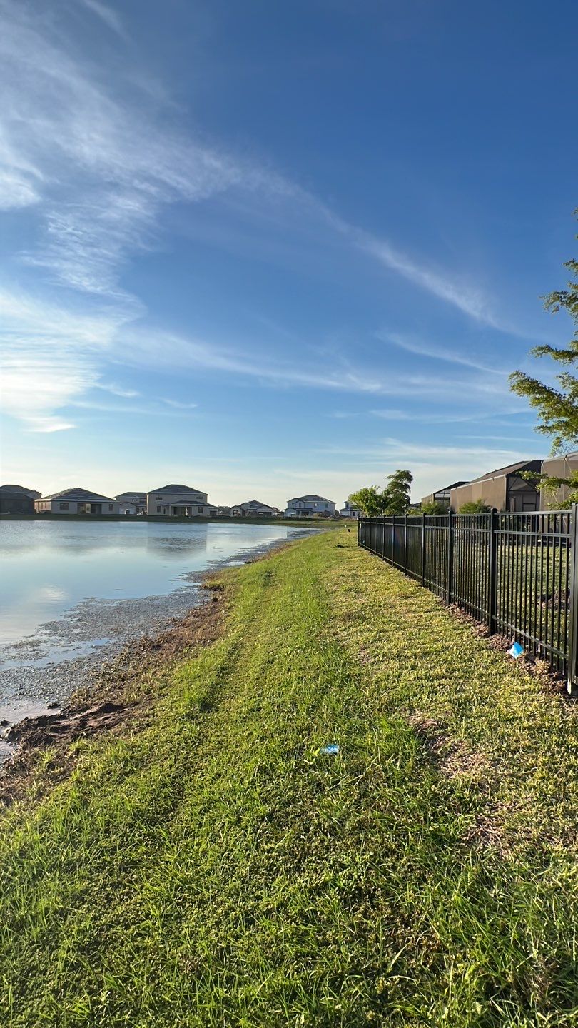 Aluminum Fence Installation using Black 3 Rail Aluminum Fence by Asap fence and gates, LLC