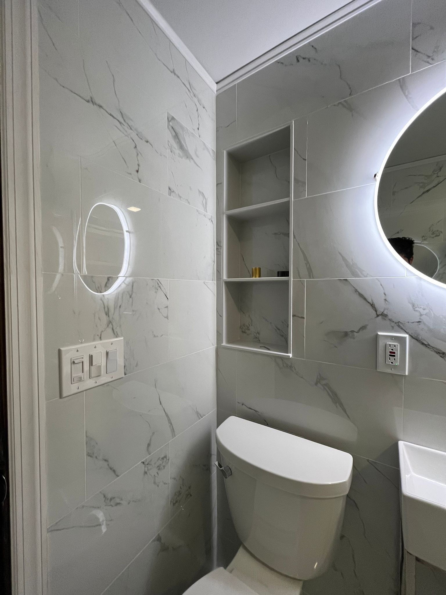 Bathroom Remodel using Tile by Home Concepts Construction