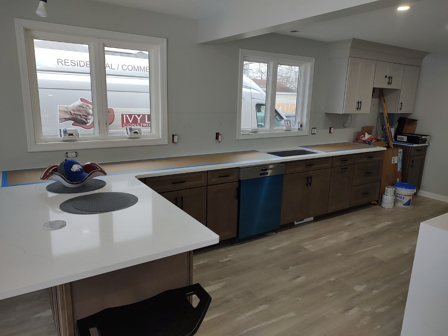 Interior Renovations, Kitchen Remodel, and Window Replacement by Ivy Lea Construction