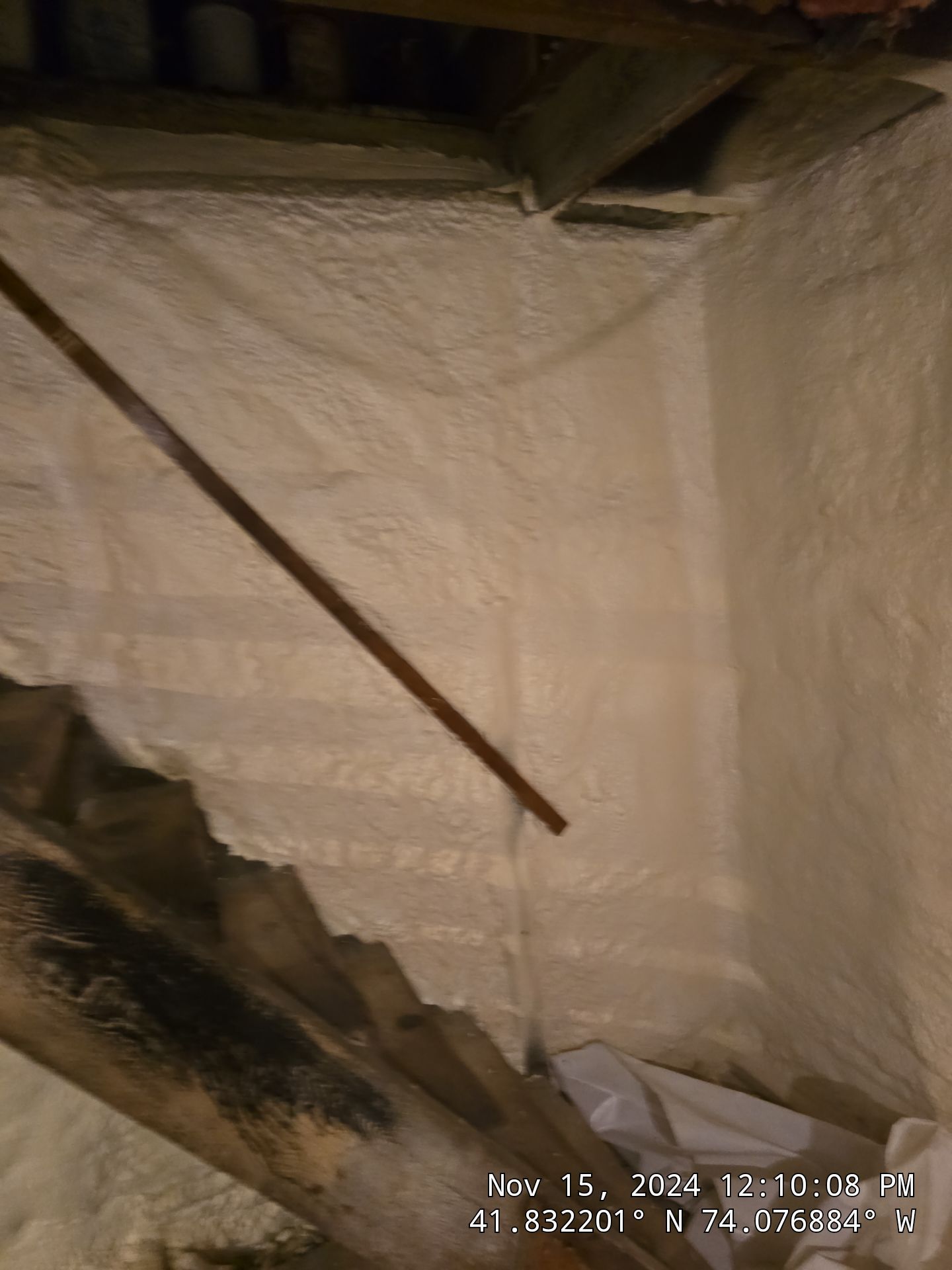 Basement Exterior Walls using Closed Cell Spray Foam by NYS Foam & Energy