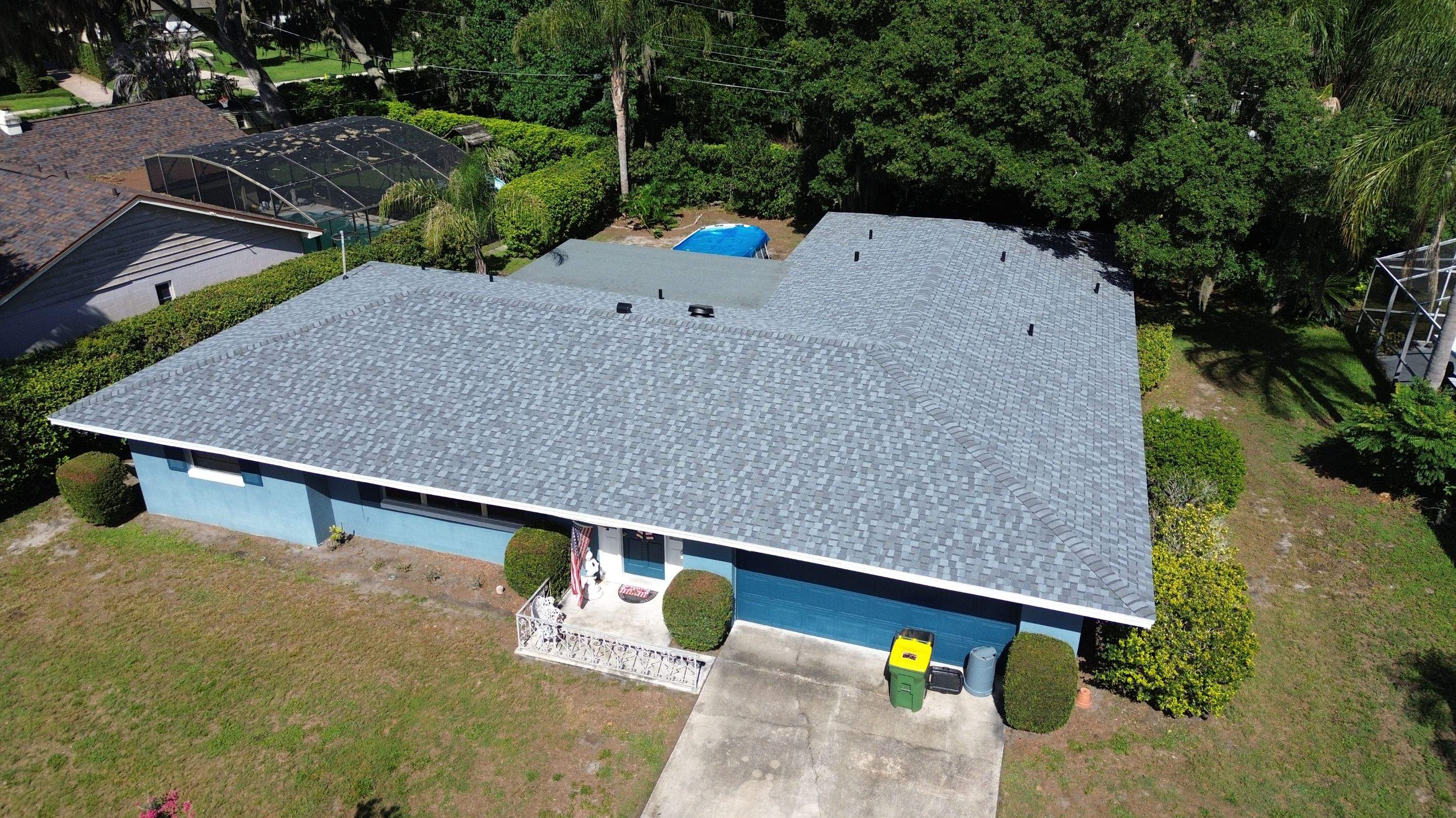 Residential Reroof in Orlando FL by Gold Key Roofing