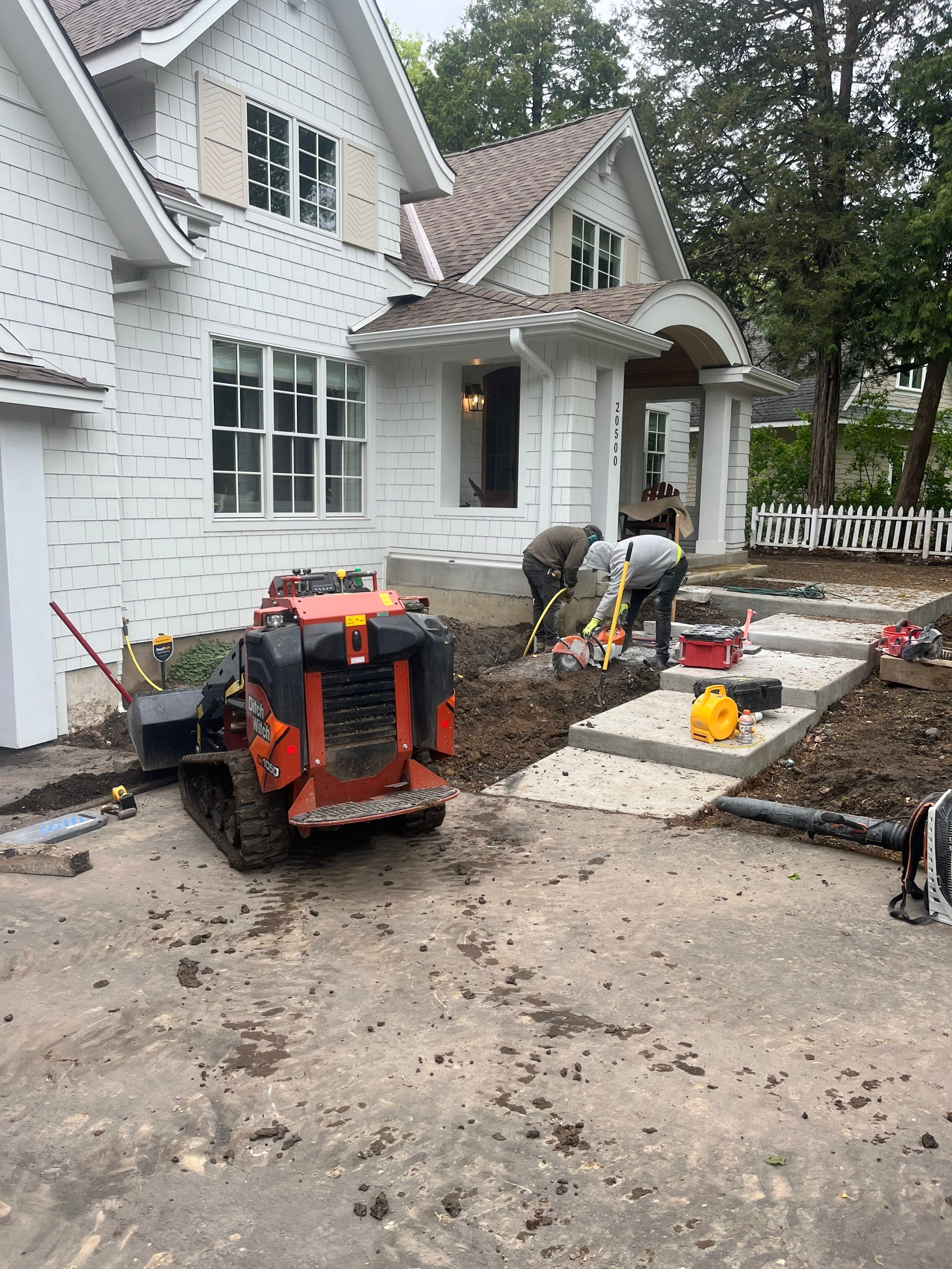 New build Landscape Renovation by Sota landscaping