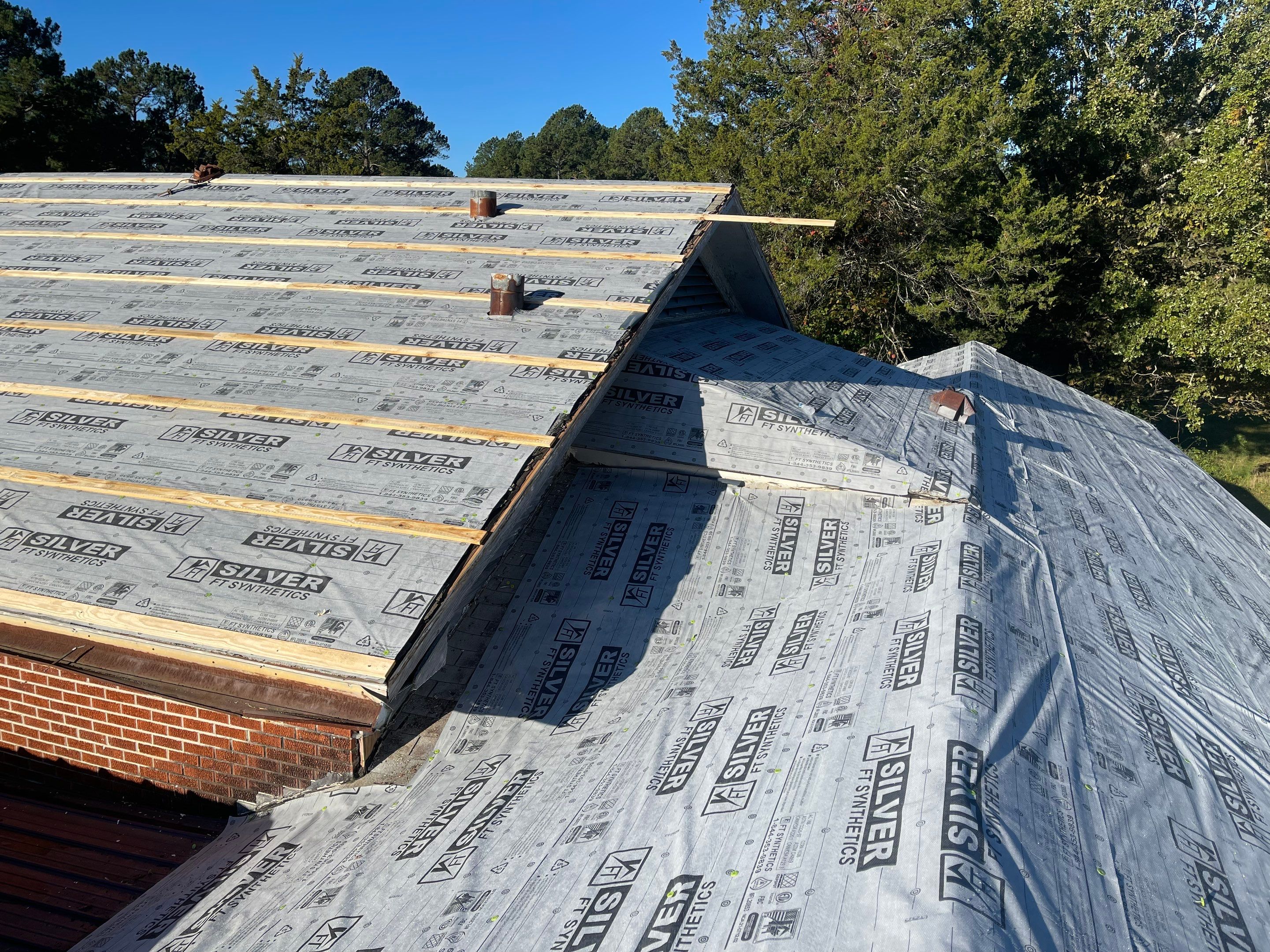 Residential Metal Roof Replacement using Reed's Metals: 26 GA. Colored Residential Metal Panels (Barn Red) by Hostetler Roofing
