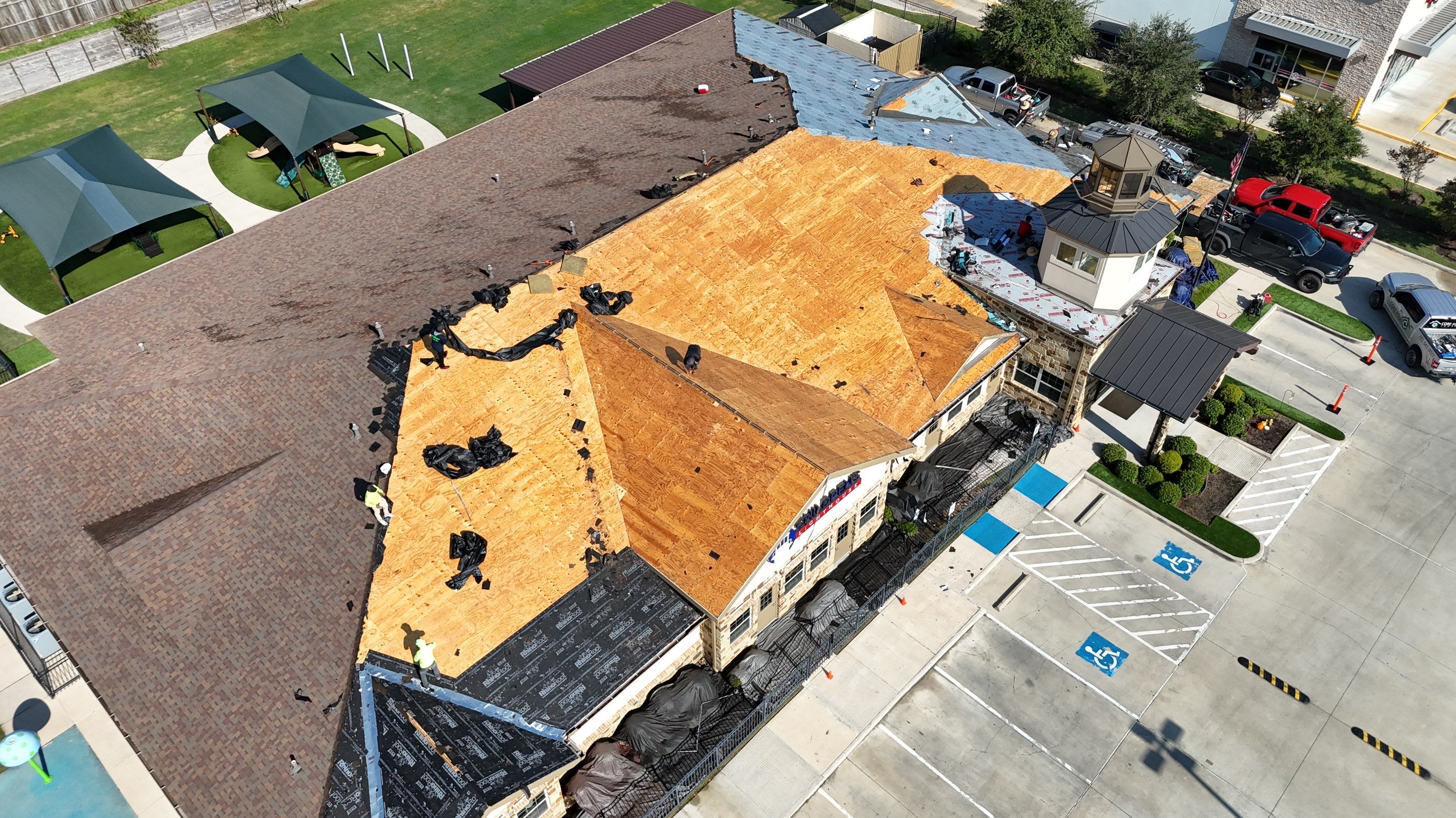 Roof Replacement on a Daycare!  by Core Four Roofing
