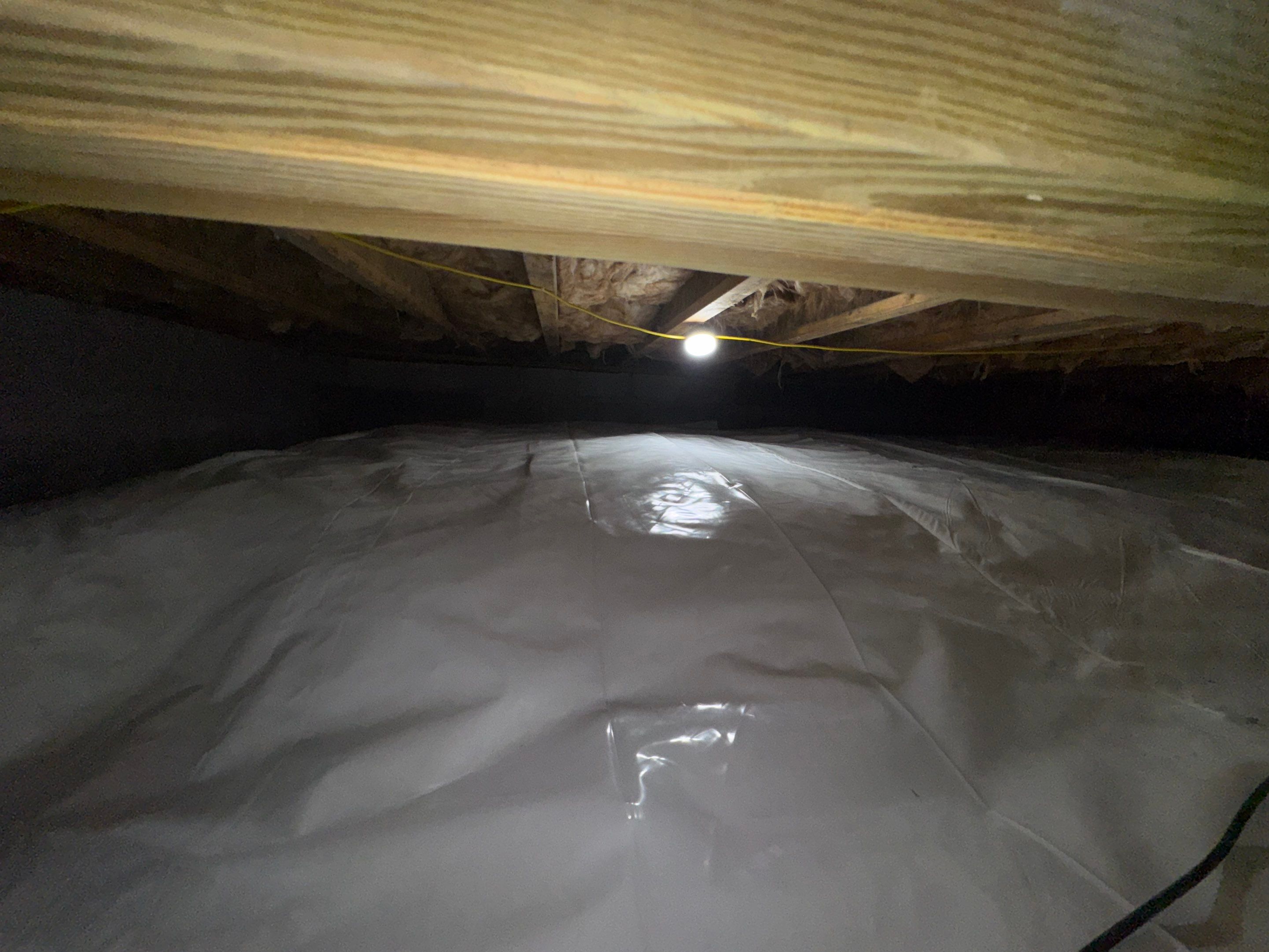 Project in Franklin by Patriot Crawl Space Repairs