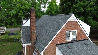 Residential Roofing Installation using TAMKO TITAN - THUNDERSTORM GRAY