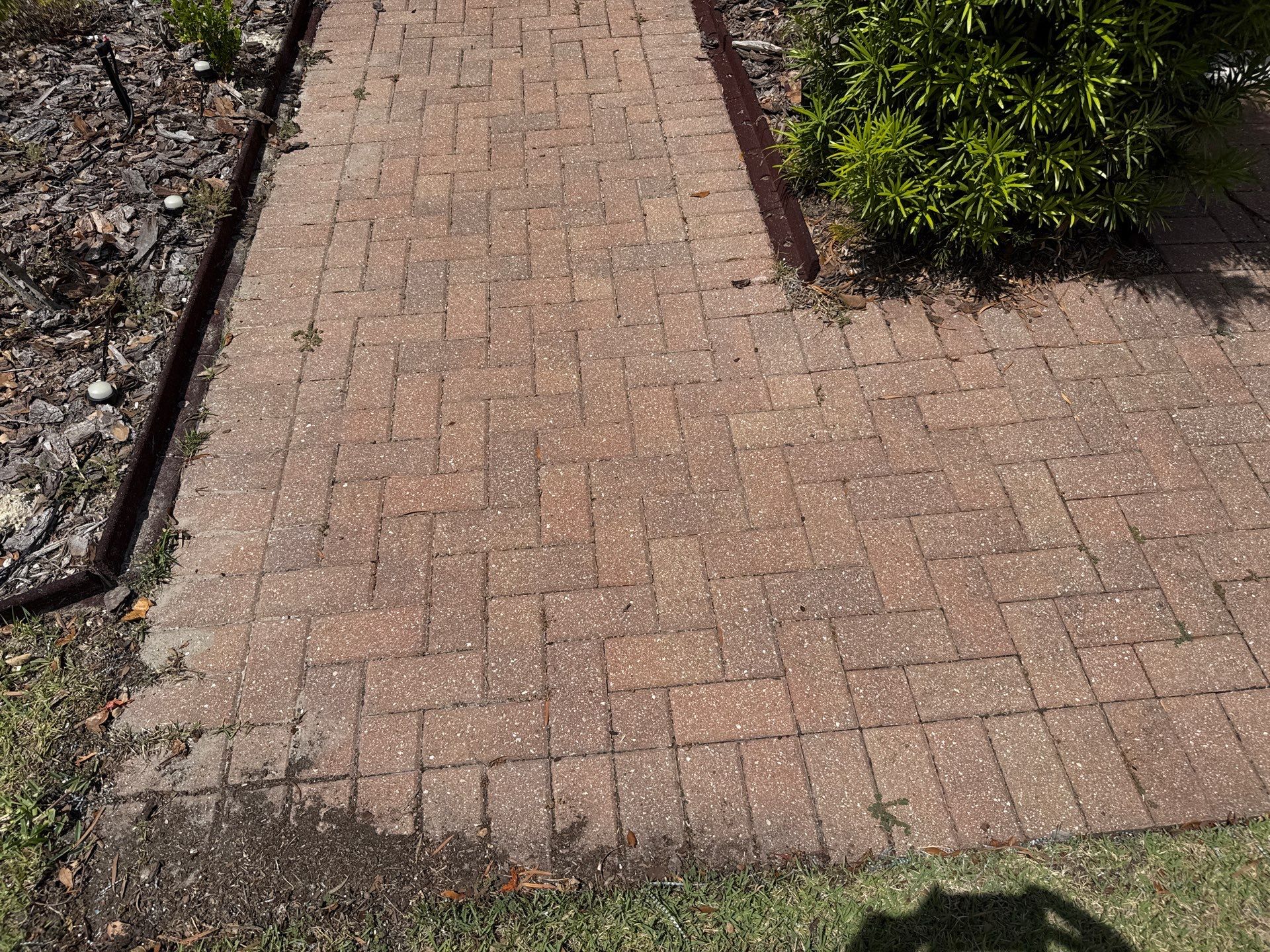 Paver Driveway & Sidewalk Cleaning with Hi-Low Surface Cleaner – Oakleaf Hammock, Ellenton, FL by Sunshine AquaWash