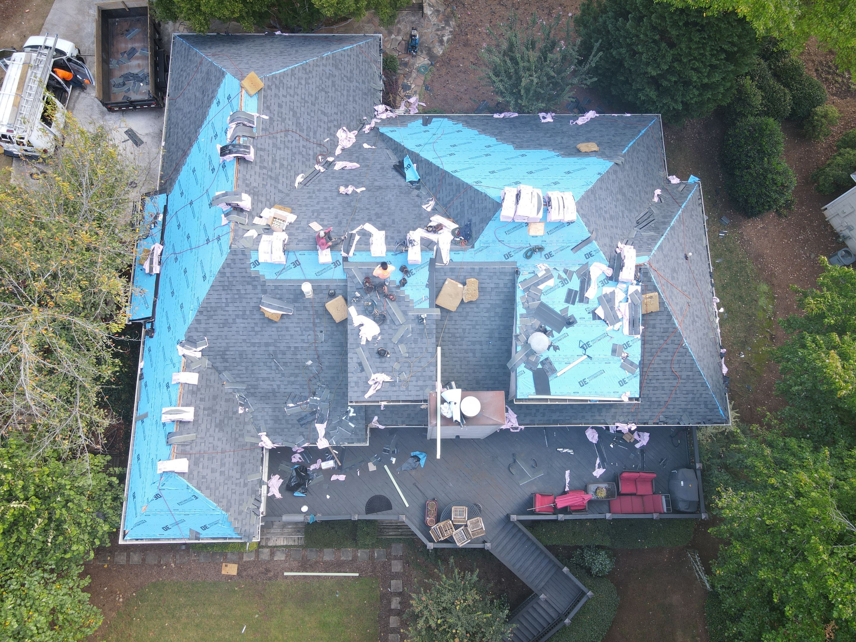 Residential Roofing Installation using Owens Corning by Inspector Roofing and Restoration