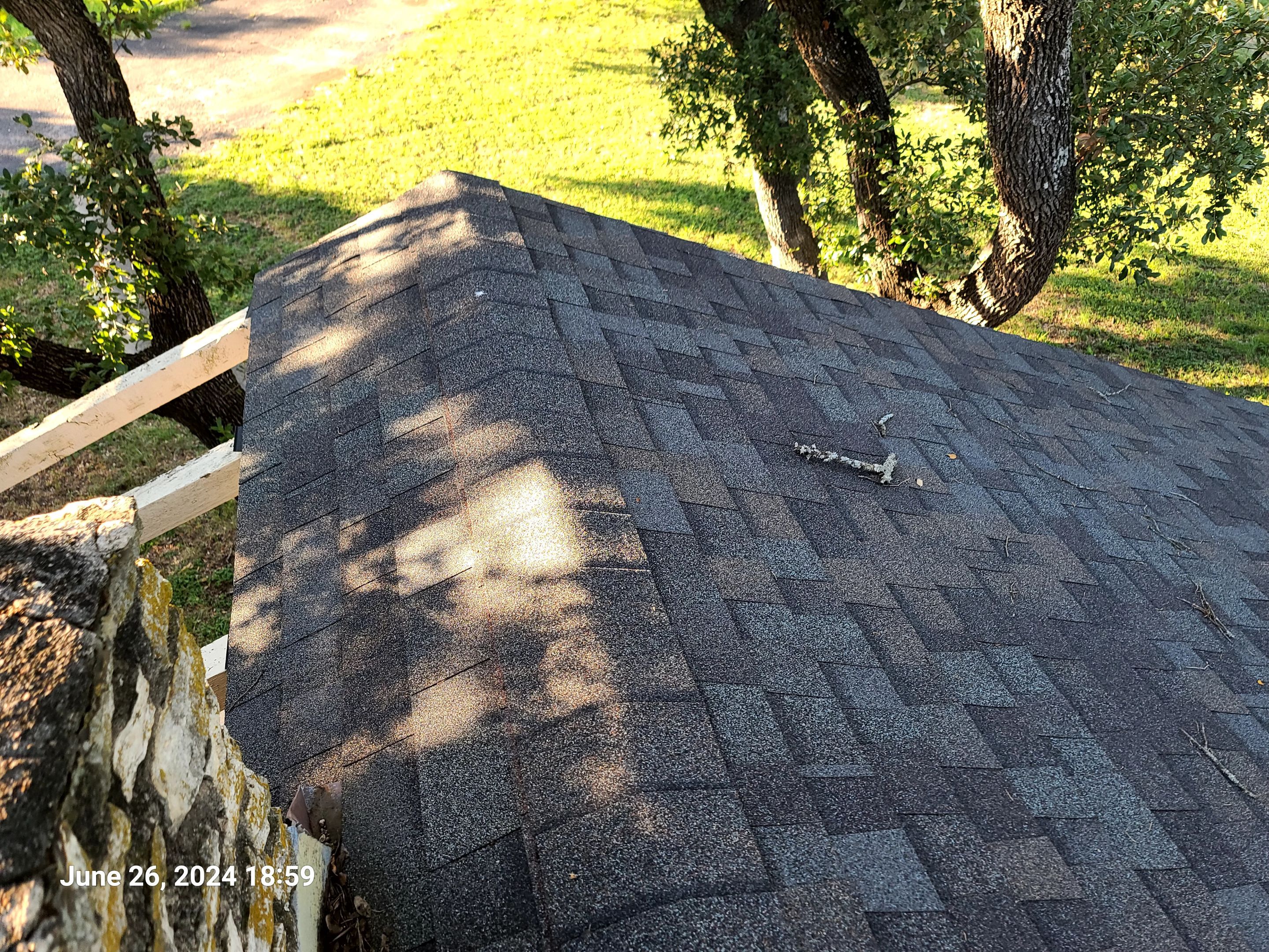 Residential Roof Replacement and Exterior Woodwork Restoration in Georgetown by Caliber Restoration LLC