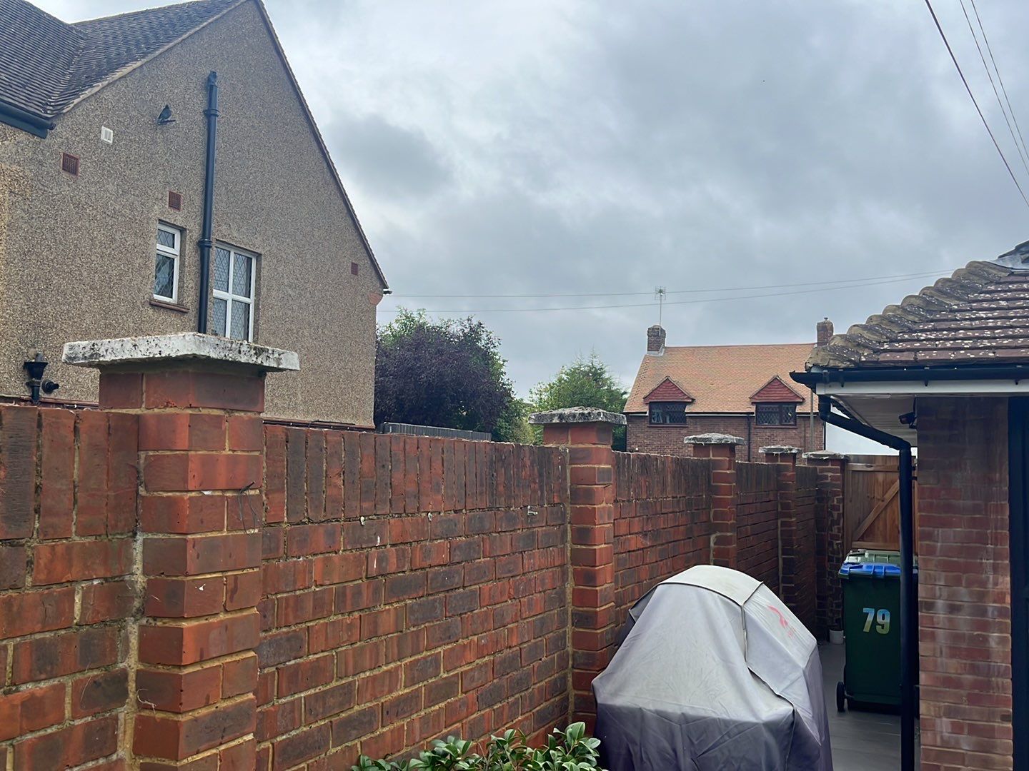 Roof Clean and Coping Stones using Honda 15lpm Low Pressure Washing Machine by Ges Exterior Cleaning ltd