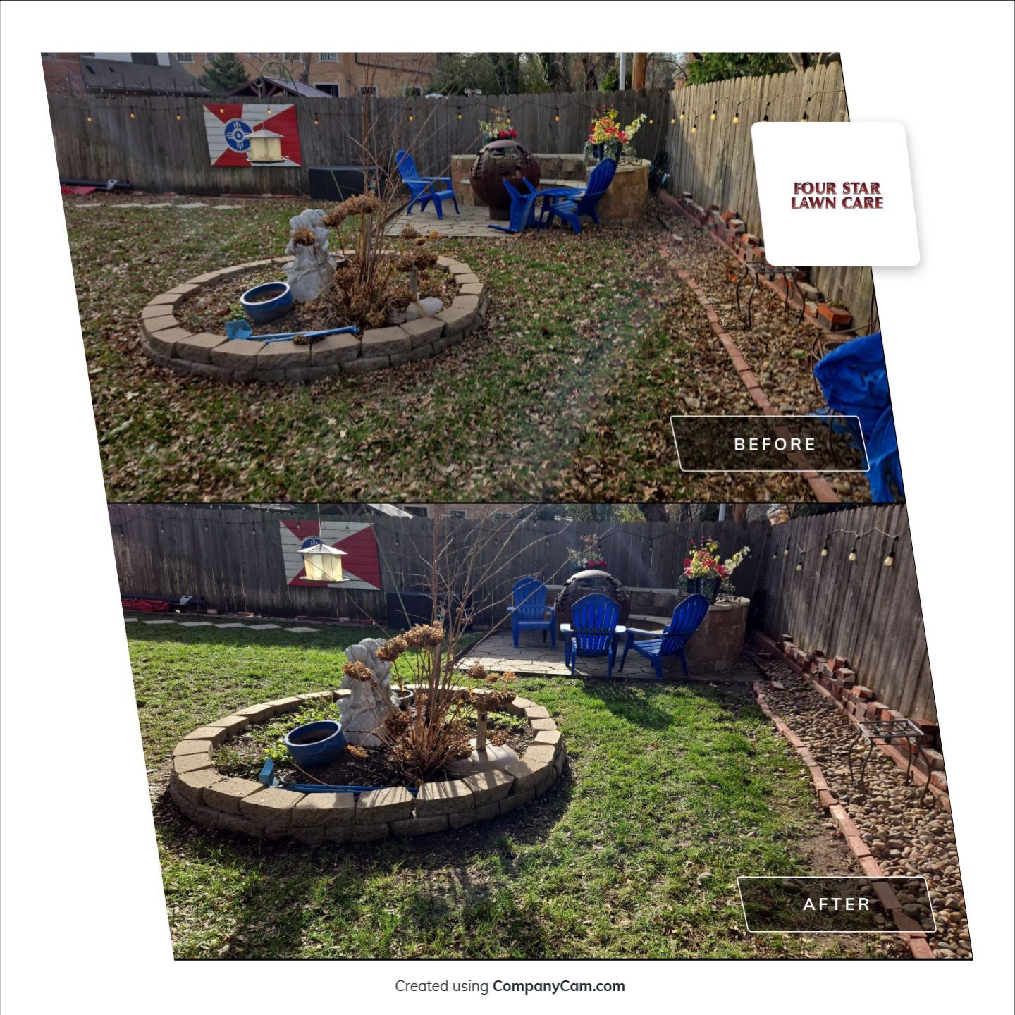 Project in Wichita by Four Star Lawn Care