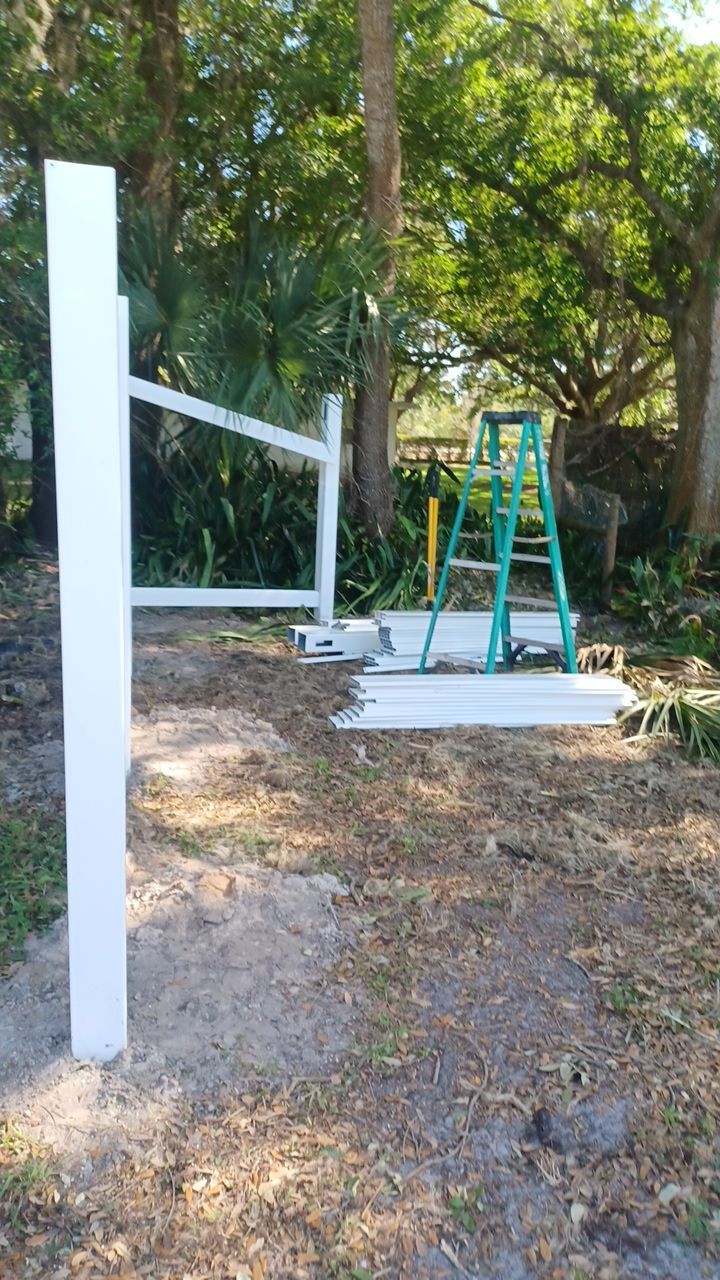 Bradenton, FL 6ft. Tall White Vinyl Privacy Fence by Asap fence and gates, LLC