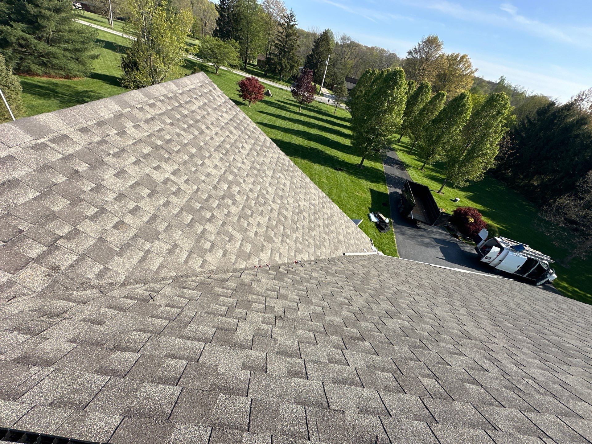 Residential Roofing Installation using Duration Series Shingles - Driftwood by RoofX 