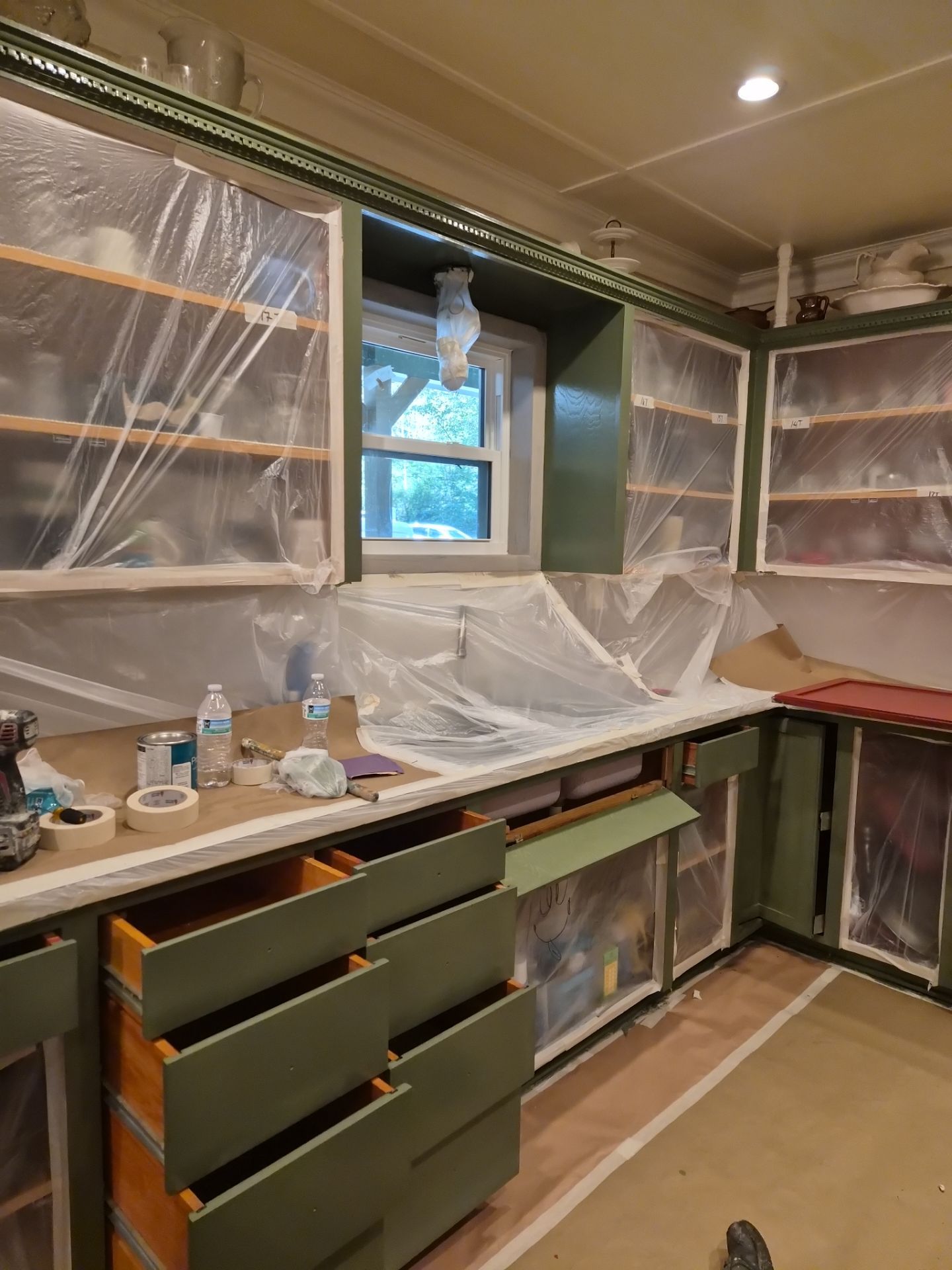 Cabinet Painting – Tyler, Tx (Near the Swan Community) by Quality Coats Painting