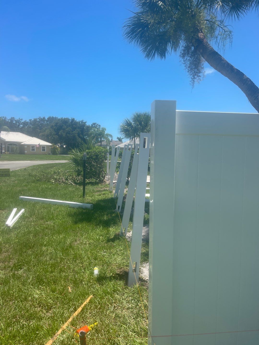 Nokomis, FL 6ft. Tall White Vinyl Privacy Fence by Asap fence and gates, LLC