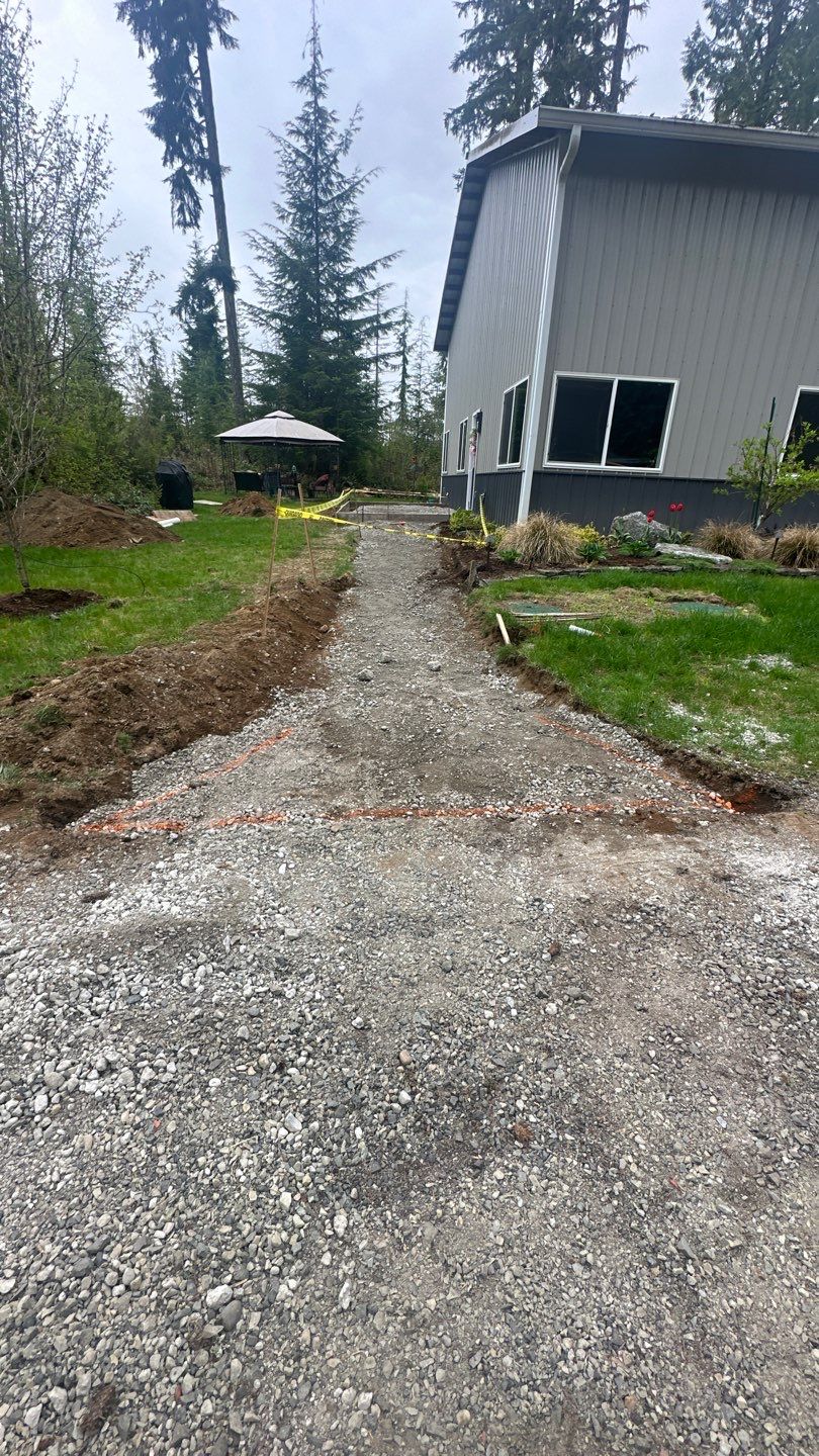 Jamie | Stamped Finish Patio, Concrete Project by Jireh Asphalt & Concrete Inc 