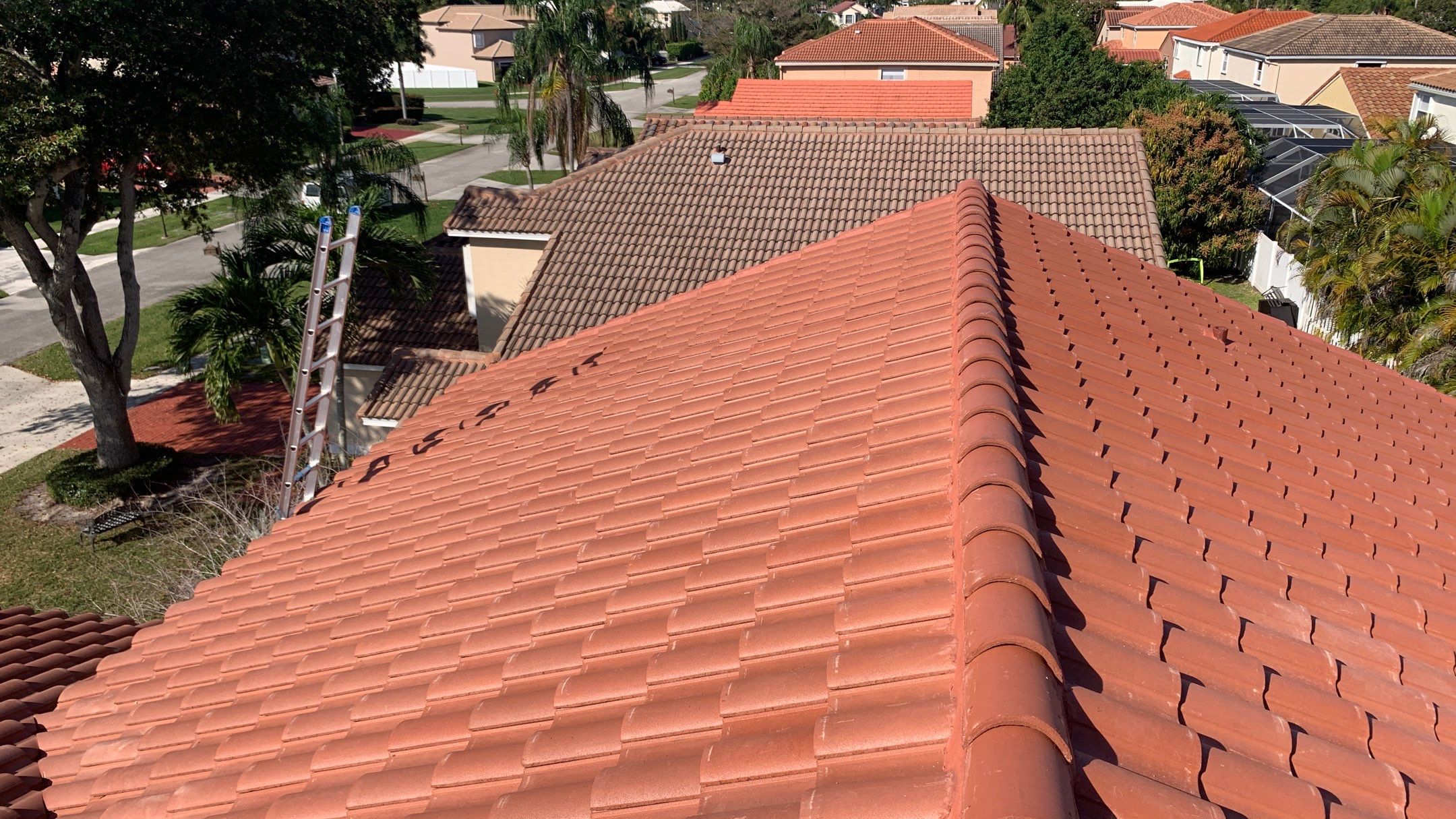 Residential Roofing Installation using Eagle Roofing Tile by BLUES BROTHERS ROOFING