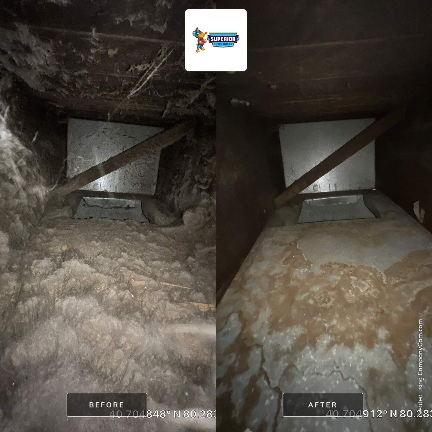 Air Duct Cleaning With a Vacuum Truck in Rochester, PA by Superior Air Duct Cleaning