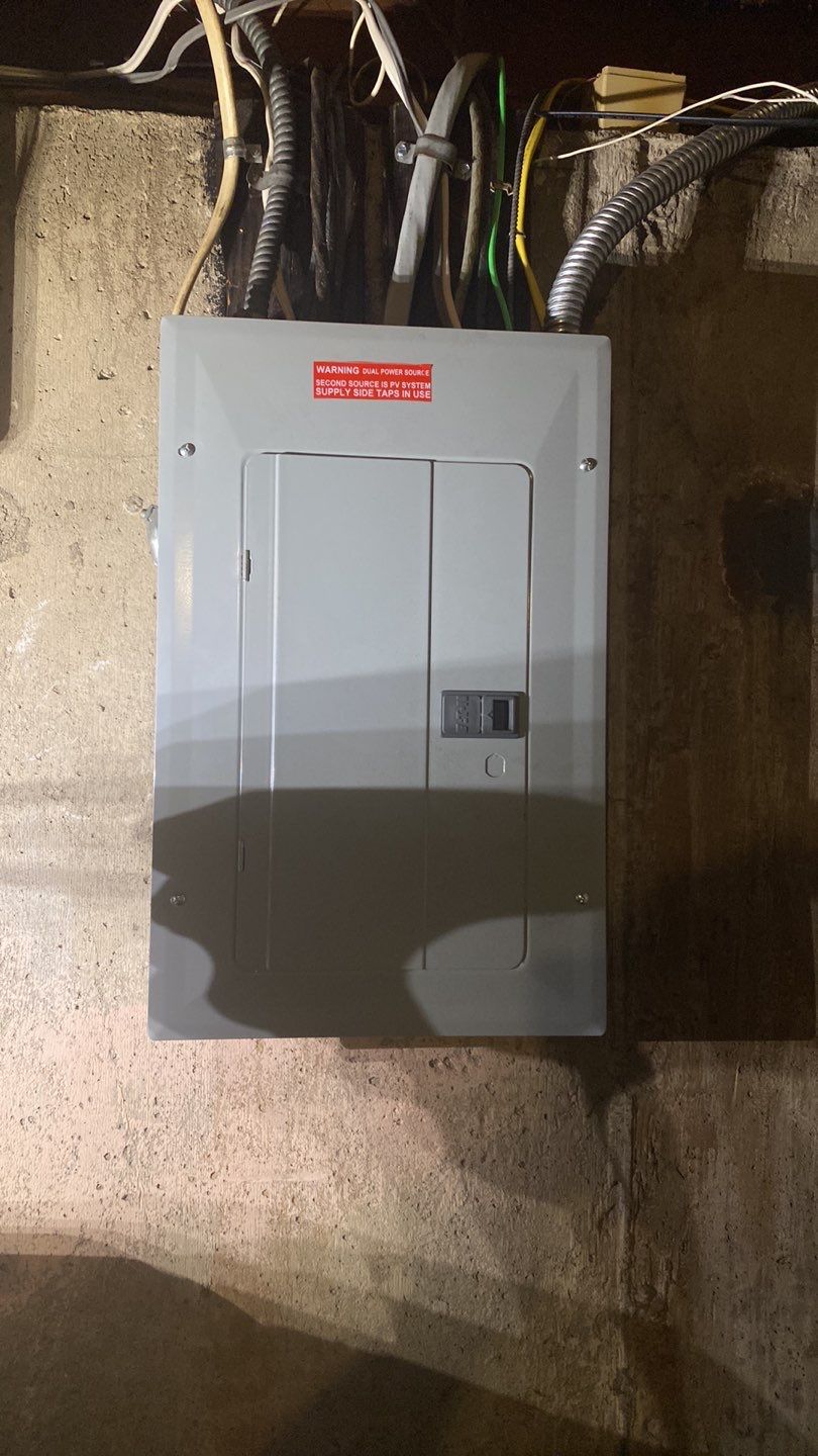Solar Panel Installation with Exterior Service Change by Infinity Solar Systems