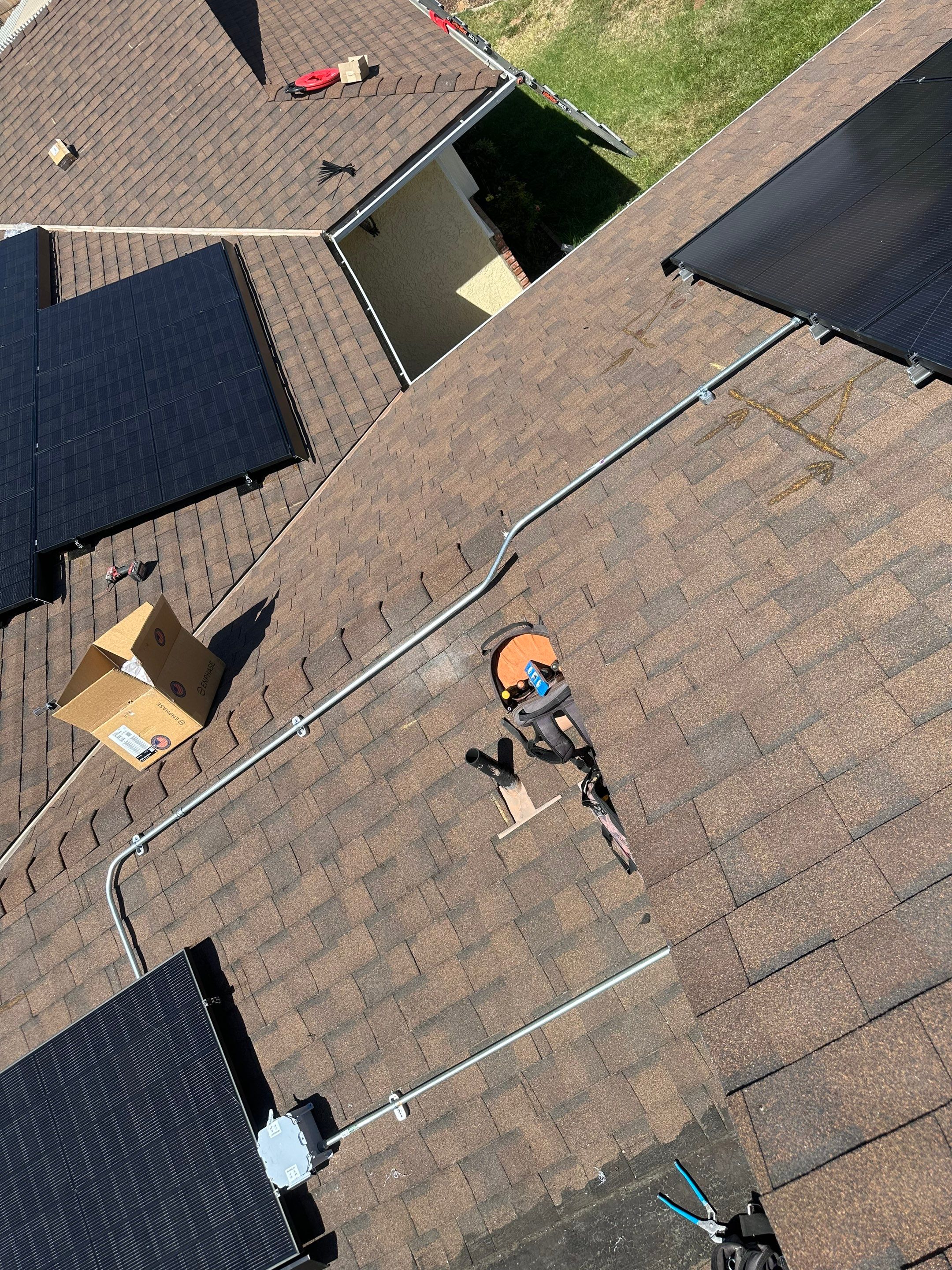Residential Solar Installation and Enphase Battery Storage in Yucaipa by VIBE SOLAR