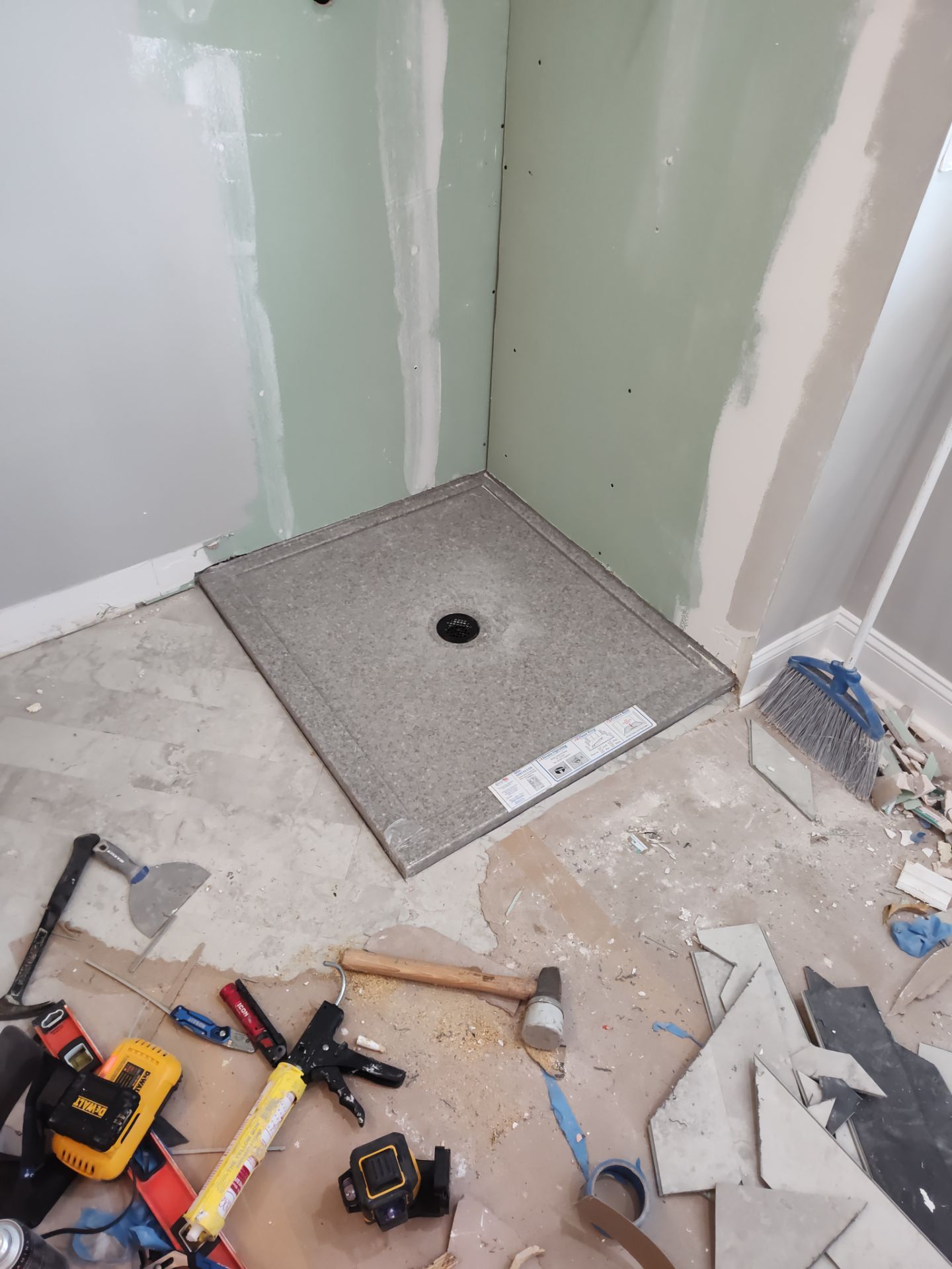 Bathroom repair and remodel by Cornerstone Home Builders, LLC