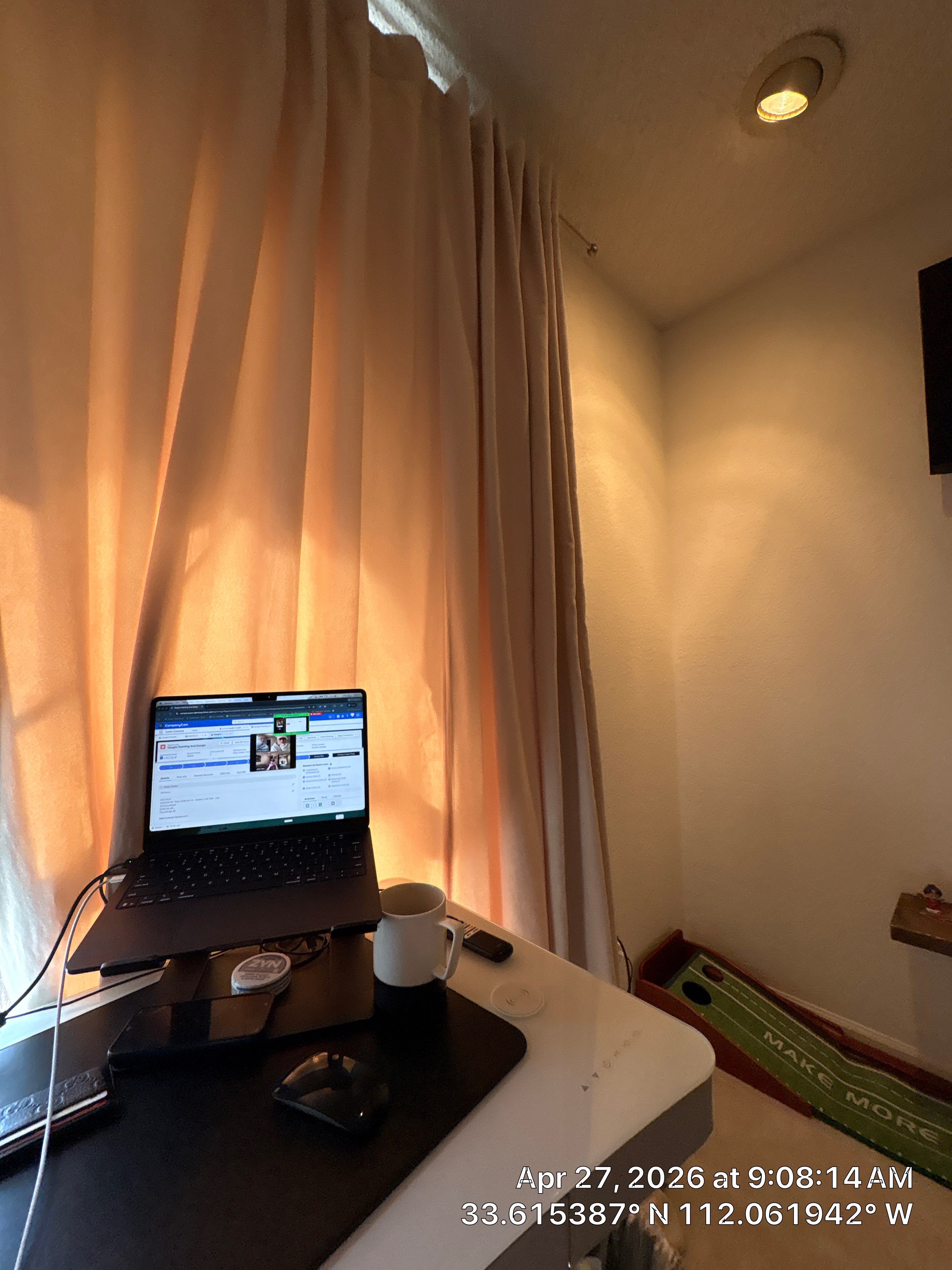 Multi-Monitor Workspace and Media Wall Installation in Phoenix by CompanyCam Sales Demo
