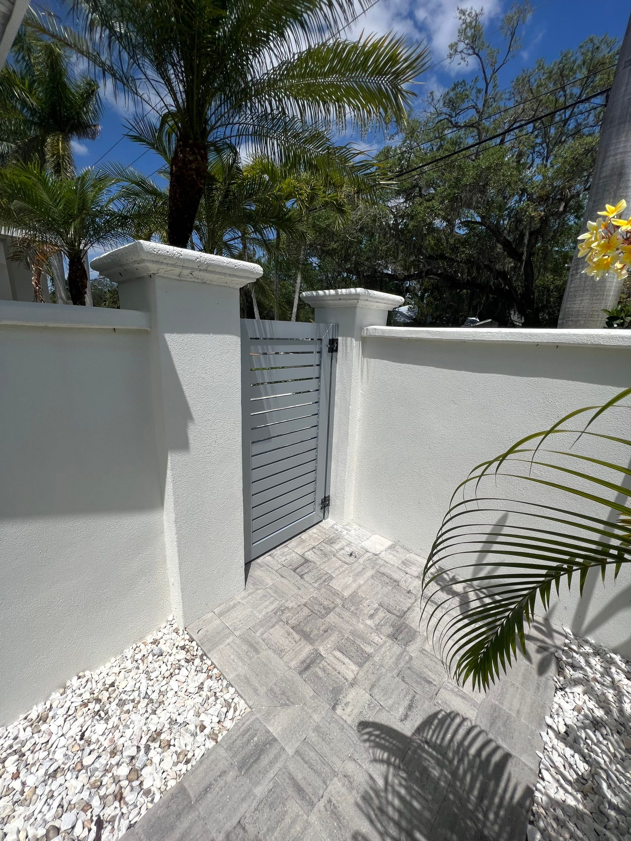 Sarasota, FL 6ft. Tall Custom Modern Aluminum Gates  by Asap fence and gates, LLC