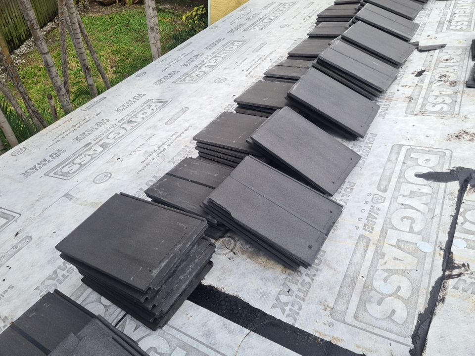 Residential Roofing Installation using Eagle Roofing Tile by BLUES BROTHERS ROOFING